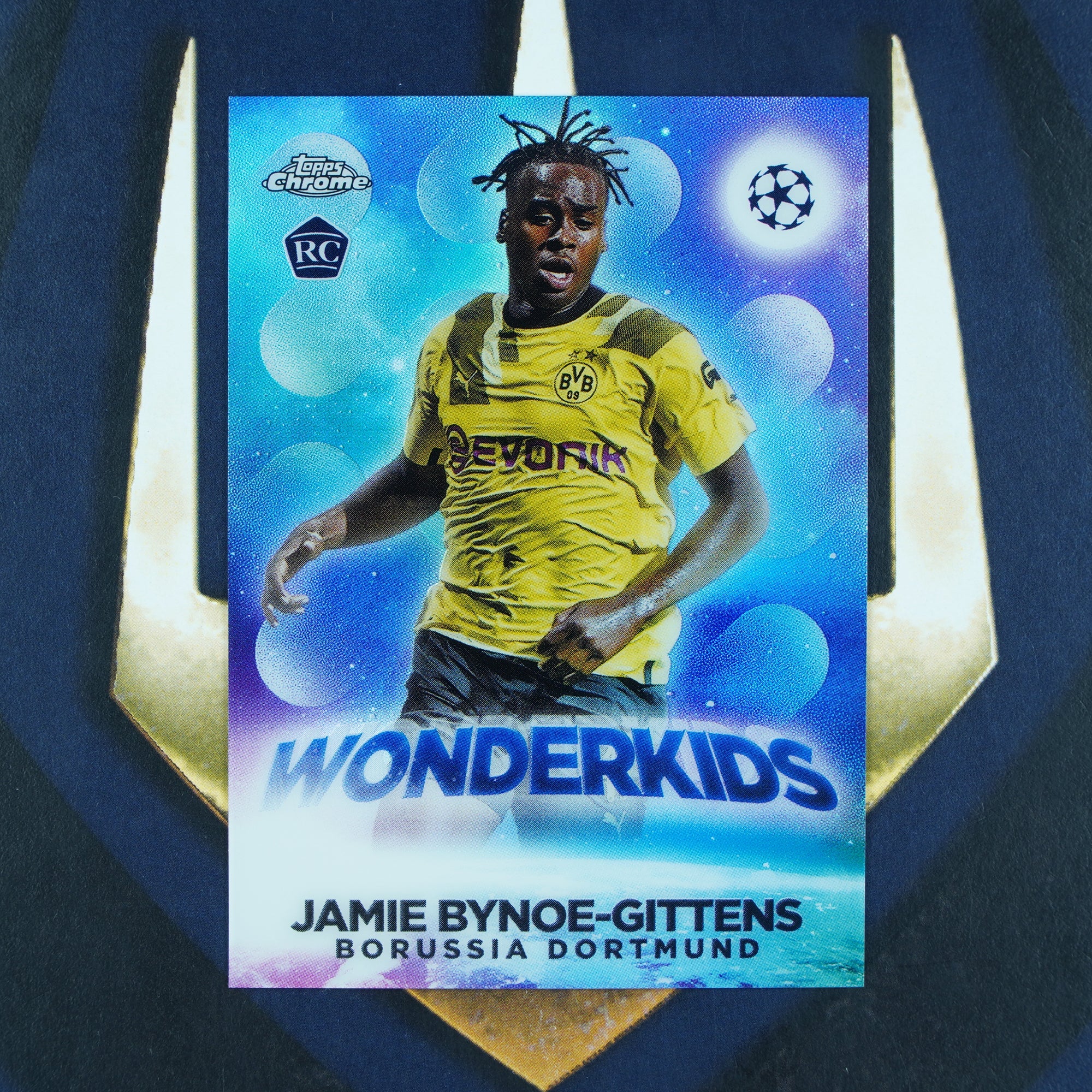 Jamie Bynoe-Gittens 2022-23 Topps UEFA Chrome Wonderkids Refractor Dor