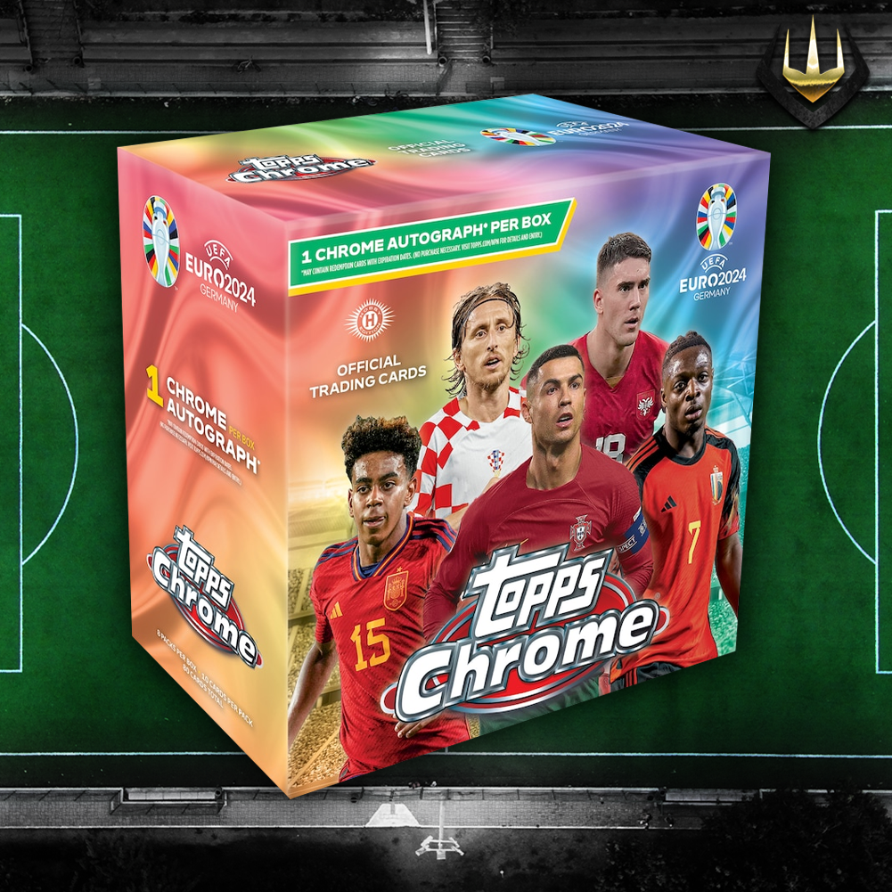 2023-24 Topps Chrome UEFA EURO Soccer Hobby Box