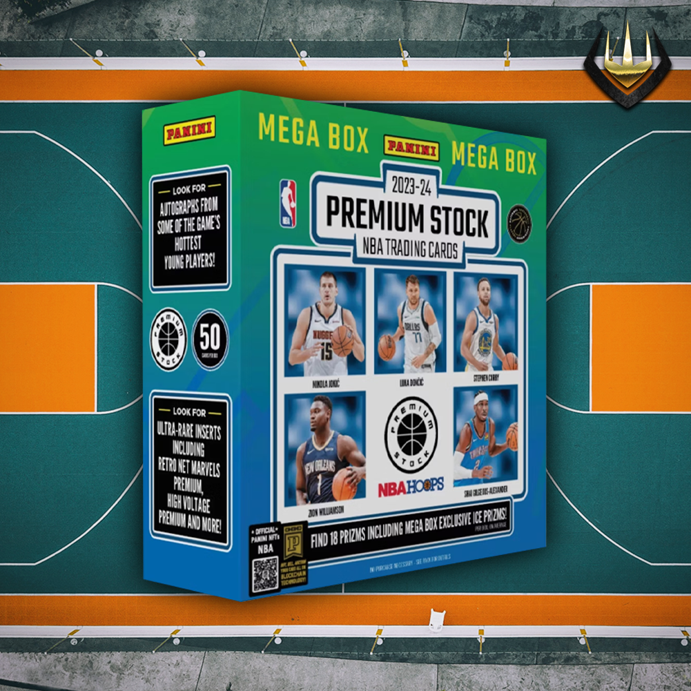 2023-24 Panini Hoops Premium Stock Basketball NBA Mega Box