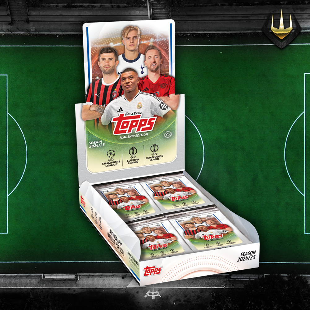 2024-25 Topps UEFA Club Competitions Soccer Hobby Box