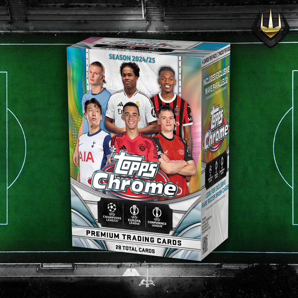 2024-25 Topps Chrome UEFA Club Competitions Soccer Value Box