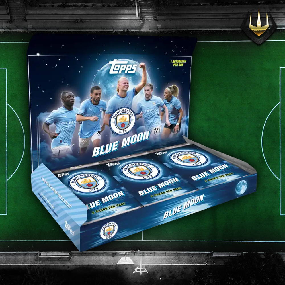 2024-25 Topps Blue Moon Manchester City Soccer Hobby Box