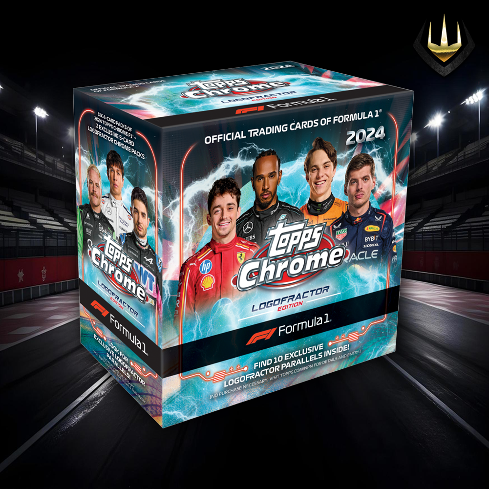 2024 Topps F1 Formula One Chrome Logofractor Hobby Box