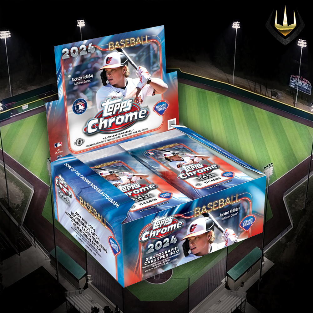 2024 Topps Chrome Update Series Baseball Hobby Jumbo Box