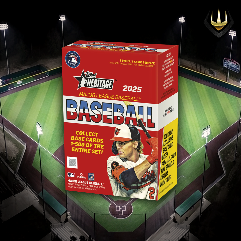 2025 Topps Heritage MLB Baseball 8-Pack Blaster Box