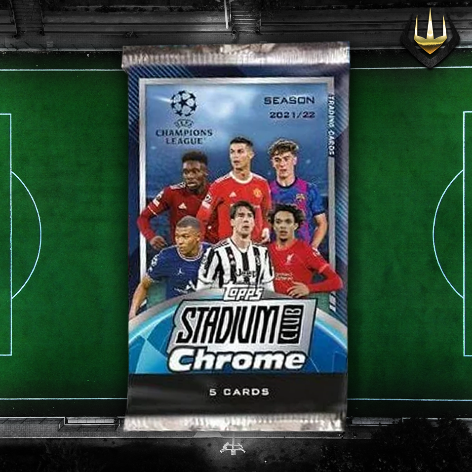 2021-22 Topps UEFA Champions League Stadium Club Chrome Soccer Mega Pack