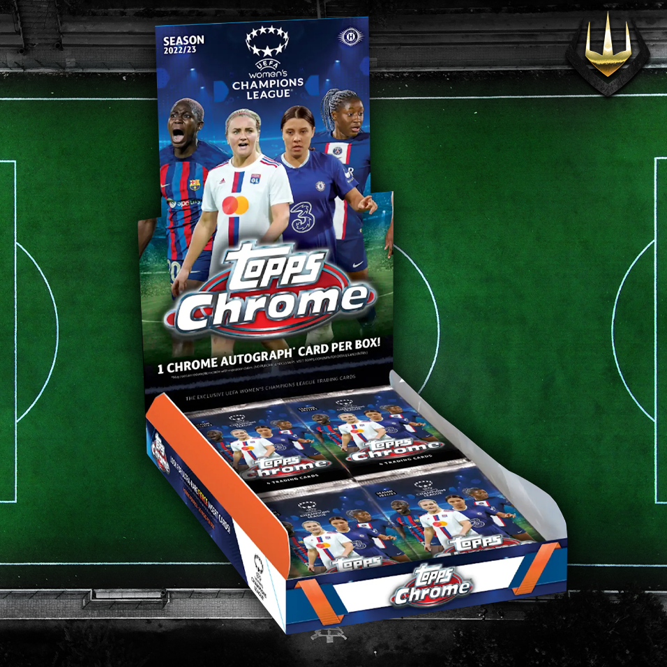 2022-23 Topps Chrome UEFA Women's Champions League Soccer Hobby Box