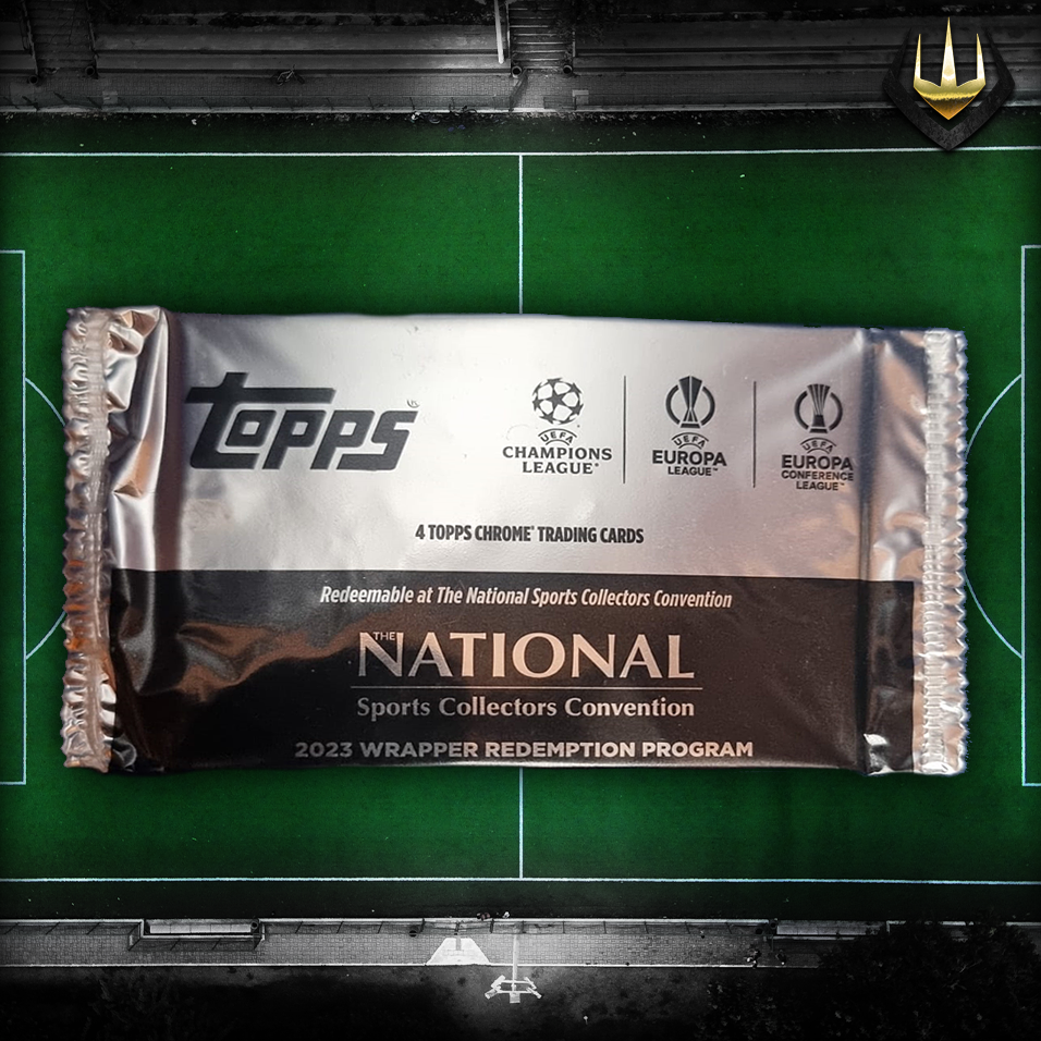 2022-23 Topps National NSCC UEFA Chrome Wrapper Redemption Pack
