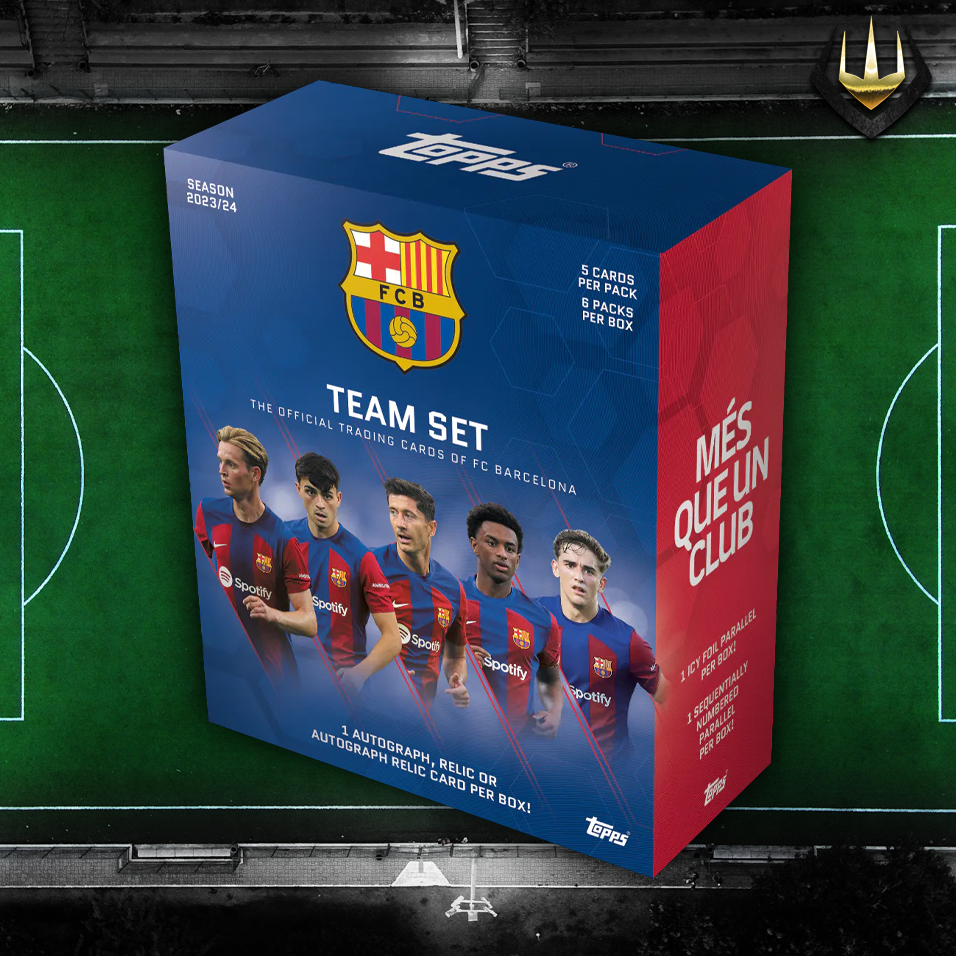 2023-24 Topps FC Barcelona Official Soccer Team Set Box