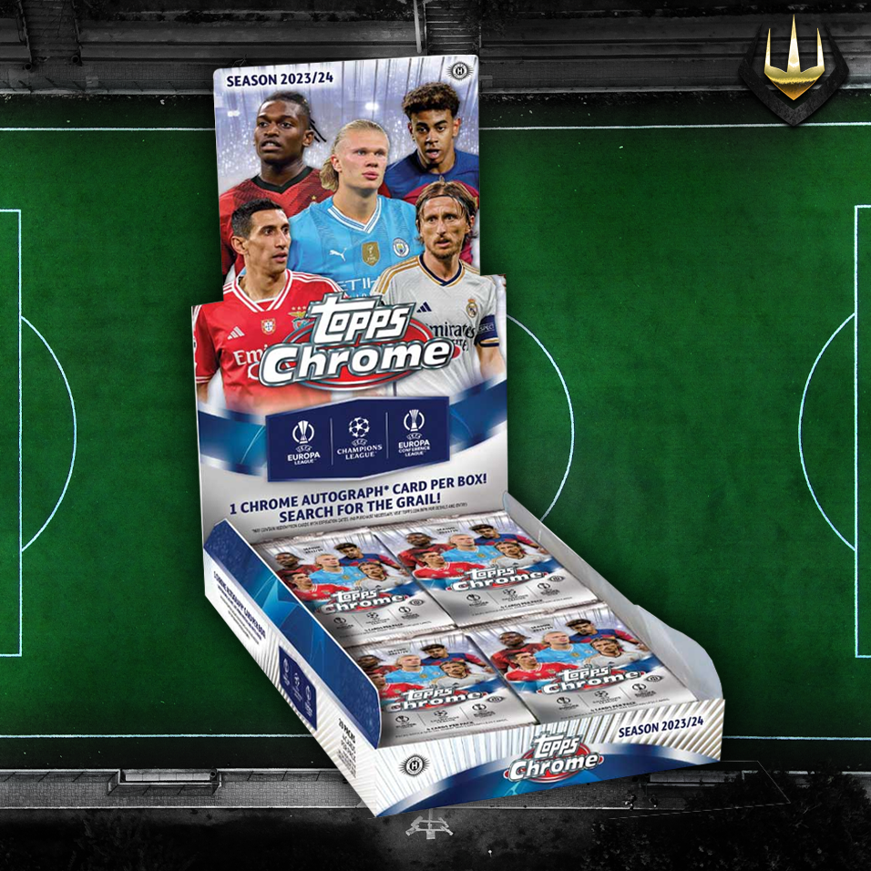 2023-24 Topps UEFA Club Competitions Chrome Soccer Hobby Box