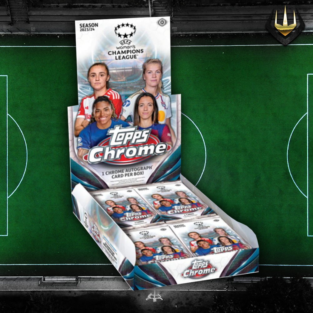 2023-24 Topps UEFA Women's Champions League Chrome Soccer Hobby Box