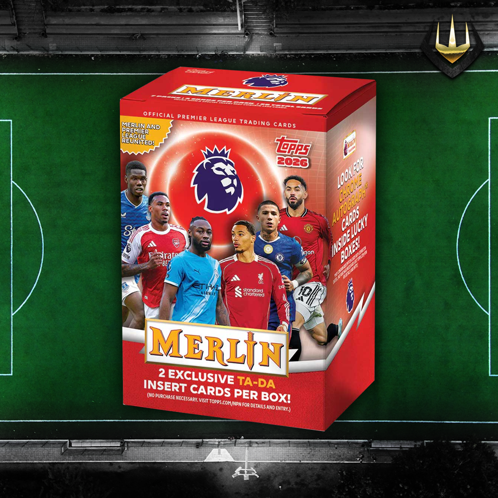 2025-26 Topps Chrome Merlin UEFA Club Competitions Soccer Value Box