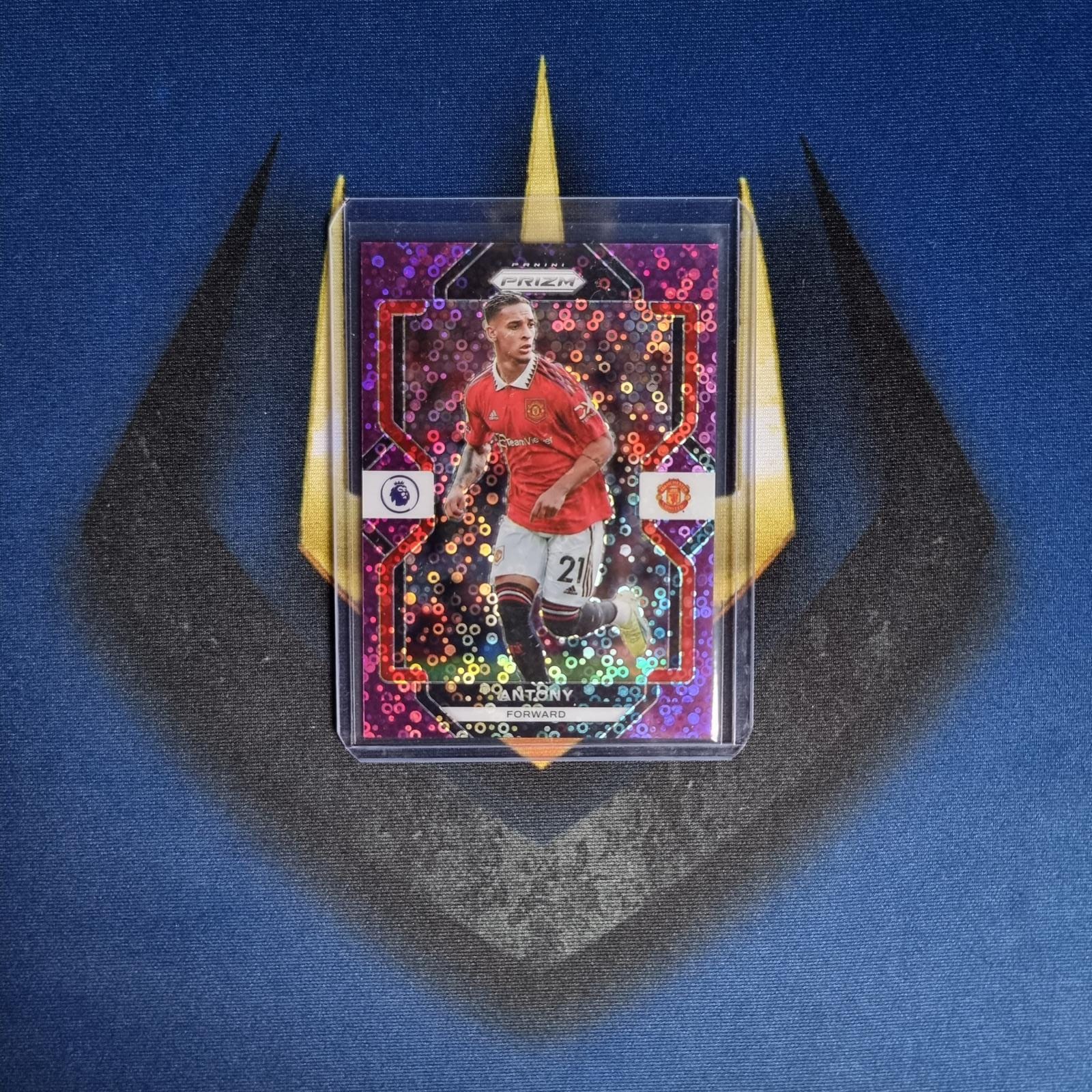 Antony 2022-23 Panini Prizm EPL Breakaway Purple /25 Manchester United