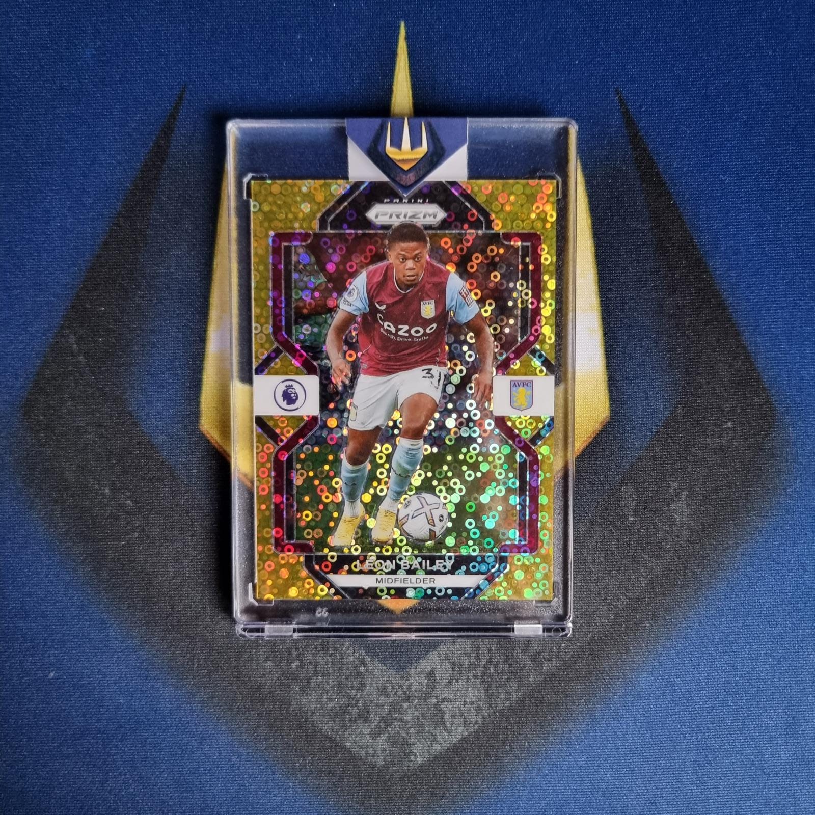 Leon Bailey 2022-23 Panini Prizm EPL Gold /10 Aston Villa