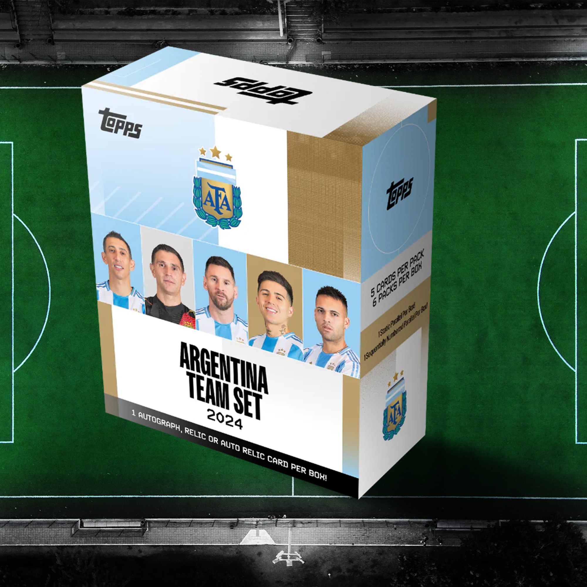 2024-25 Topps Argentina Team Soccer Hobby Box