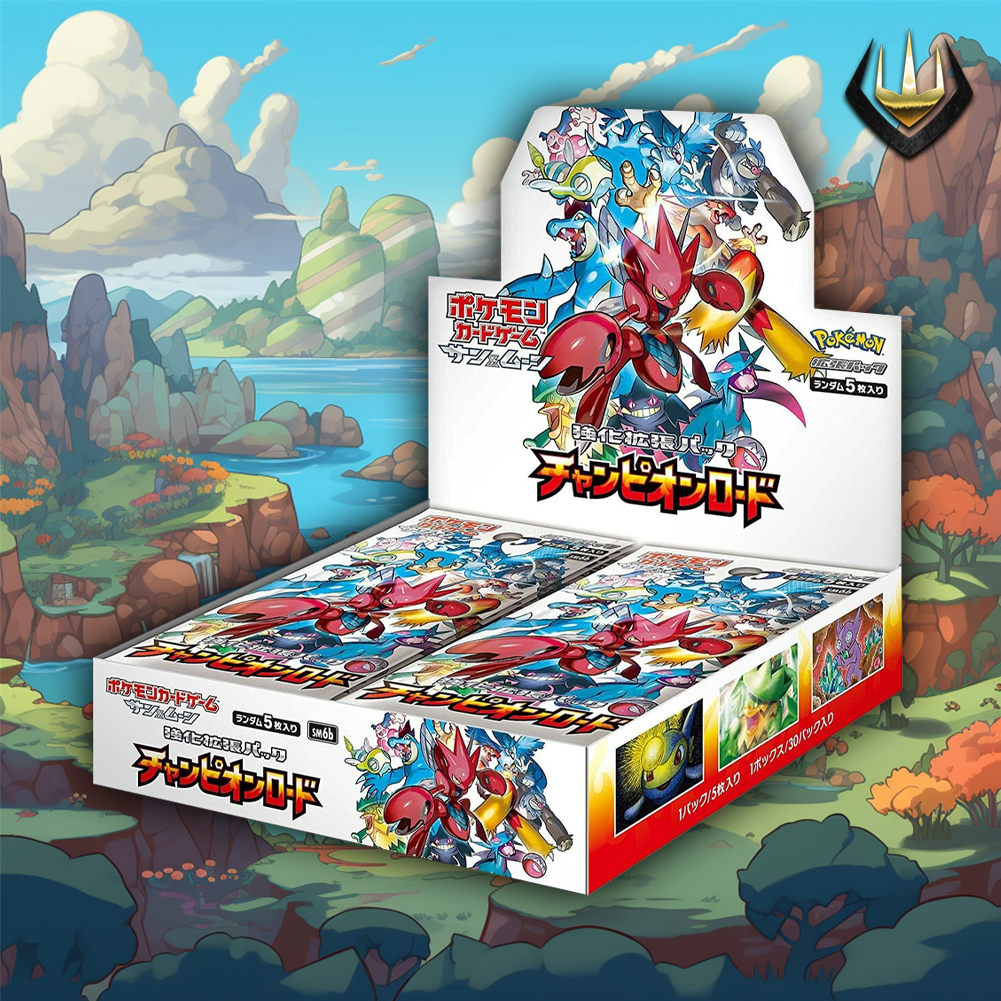 pokemon champion road booster box Champion Road SM6B Pokemon Japanese Booster Box