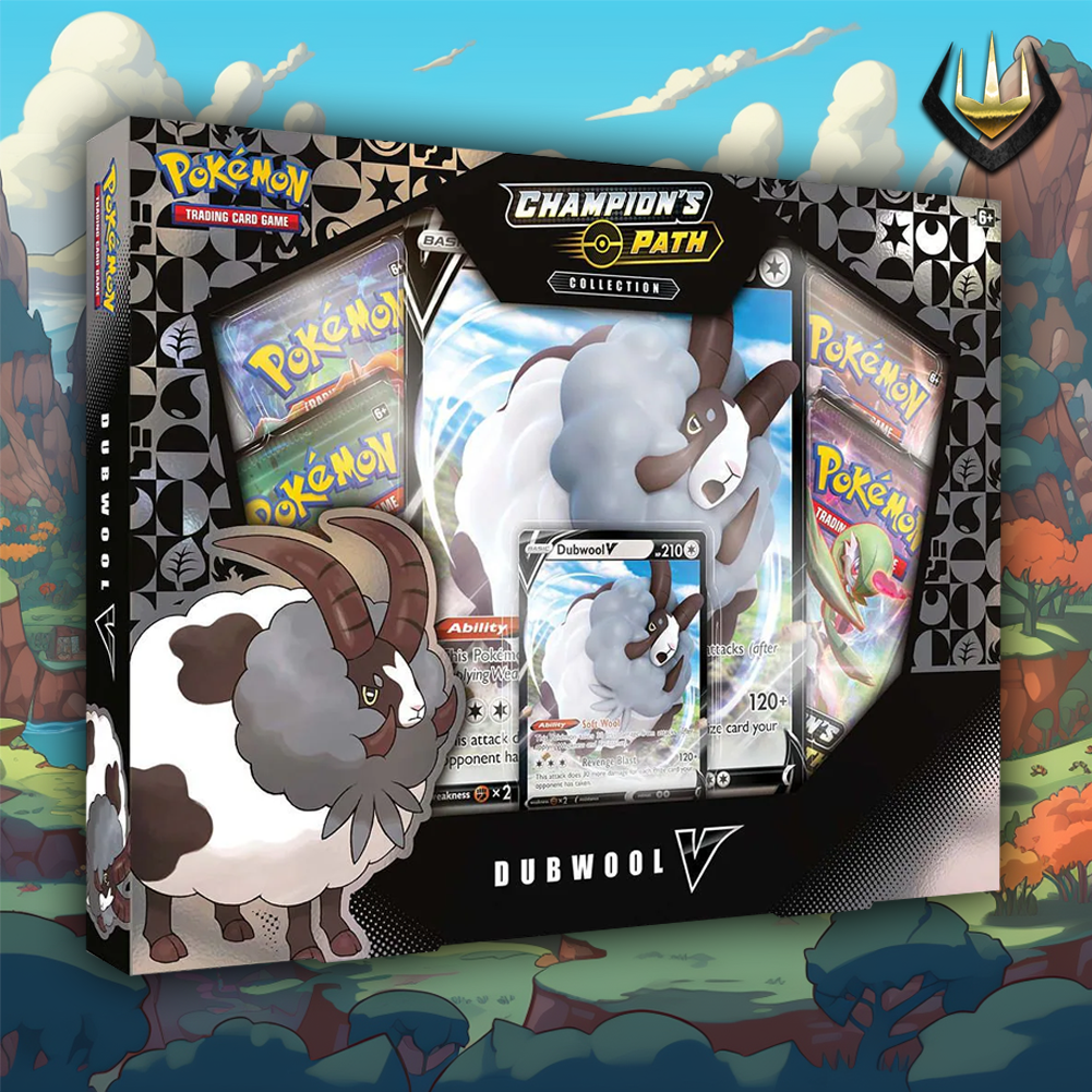dubwool v pokemon card Champion's Path The item available is listed in the Title Pokemon Sword and Shield Rebel