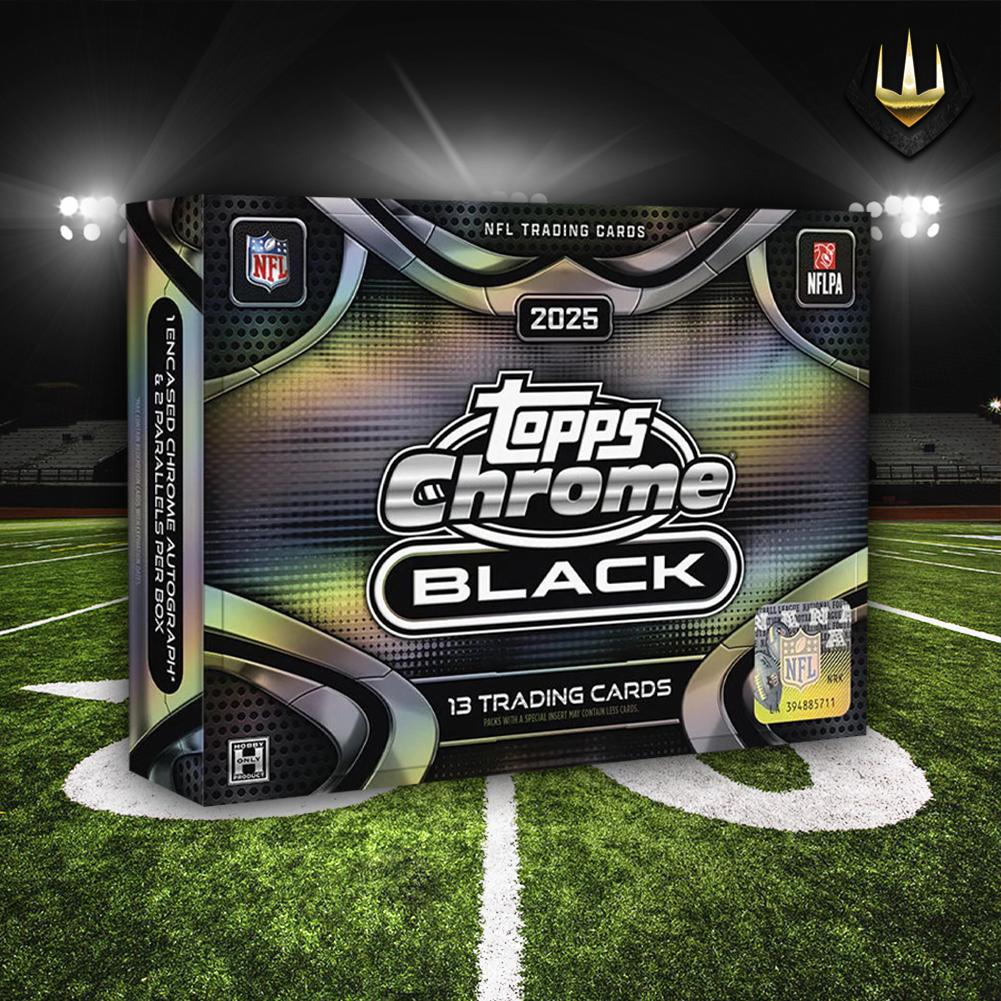 2025 Topps Chrome Black NFL American Football Hobby Box