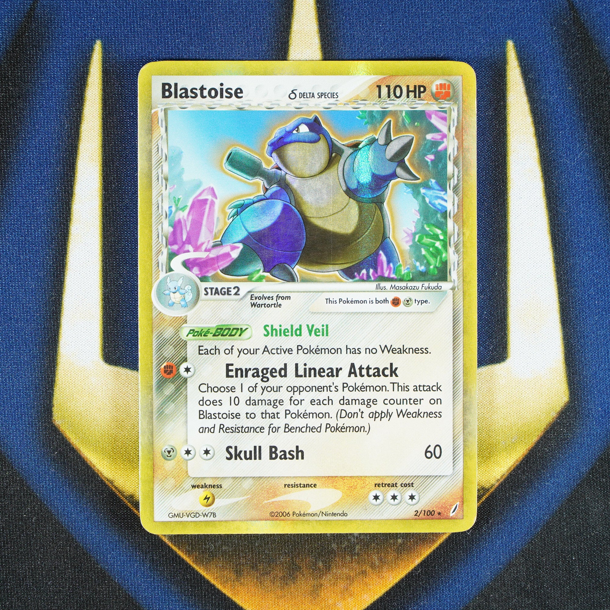 Blastoise 100 HP ホロカード Blastoise 100 HP ホロカード Blastoise 14/100 LP / VLP RARE