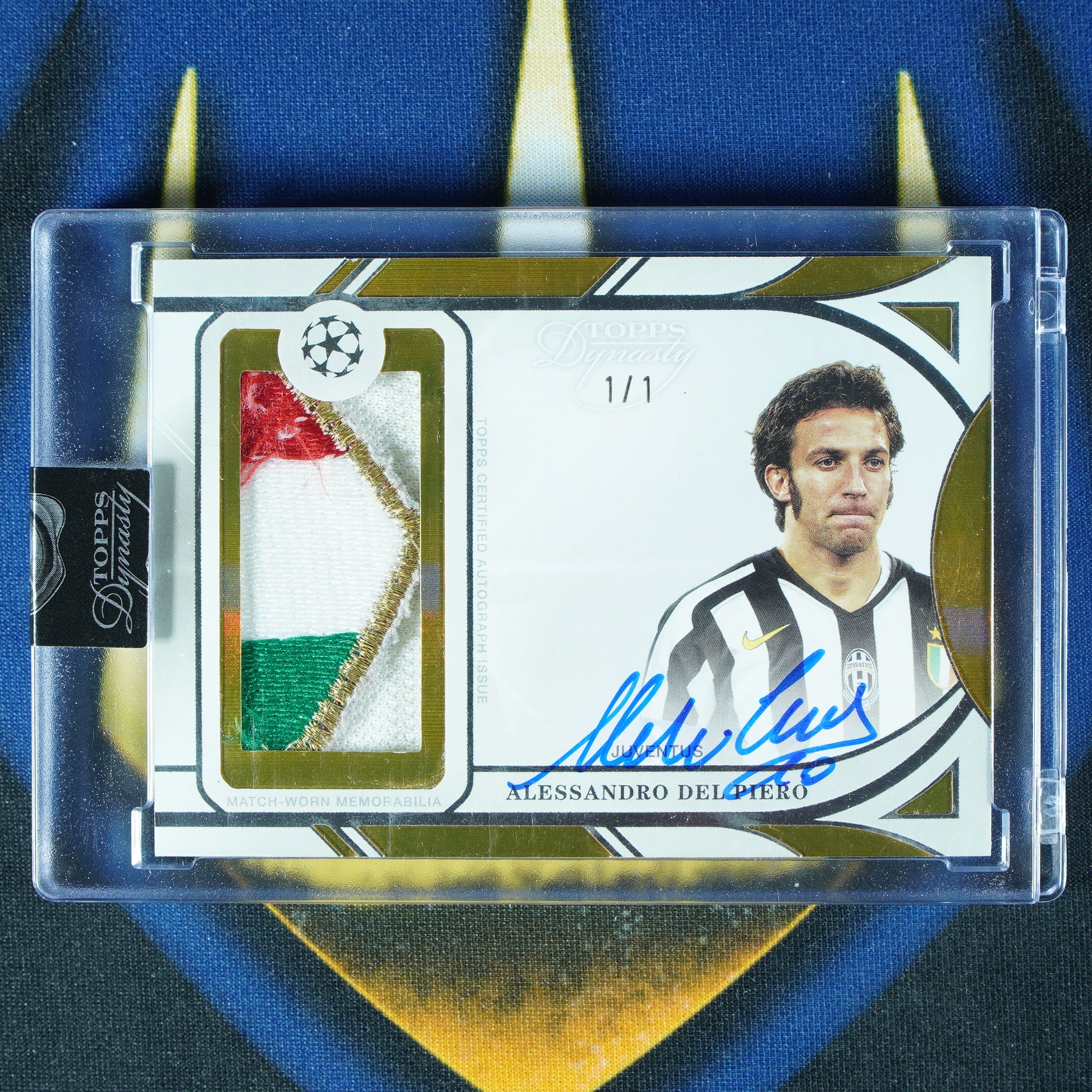 Alessandro Del Piero 2024-25 TOPPS DYNASTY 1/1 Patch Auto Juventus