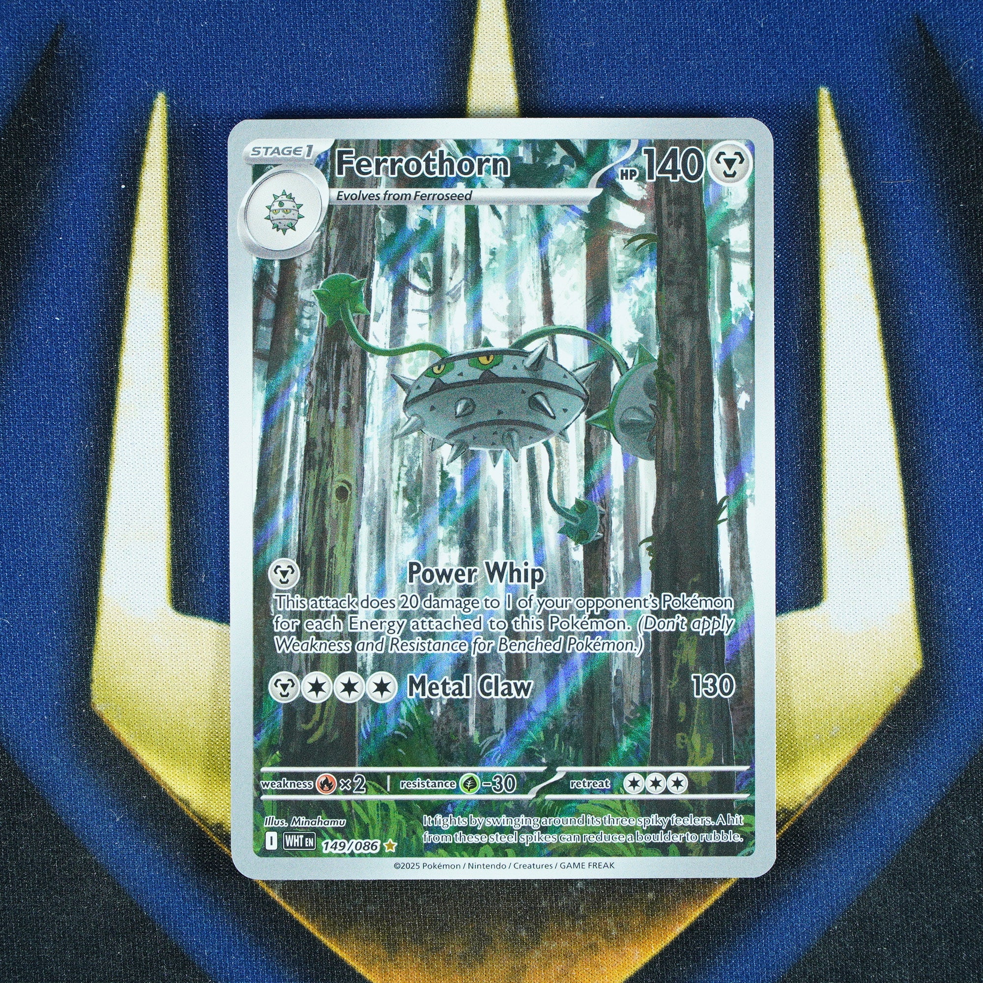 Ferrothorn White Flare Illustration Rare 149/086