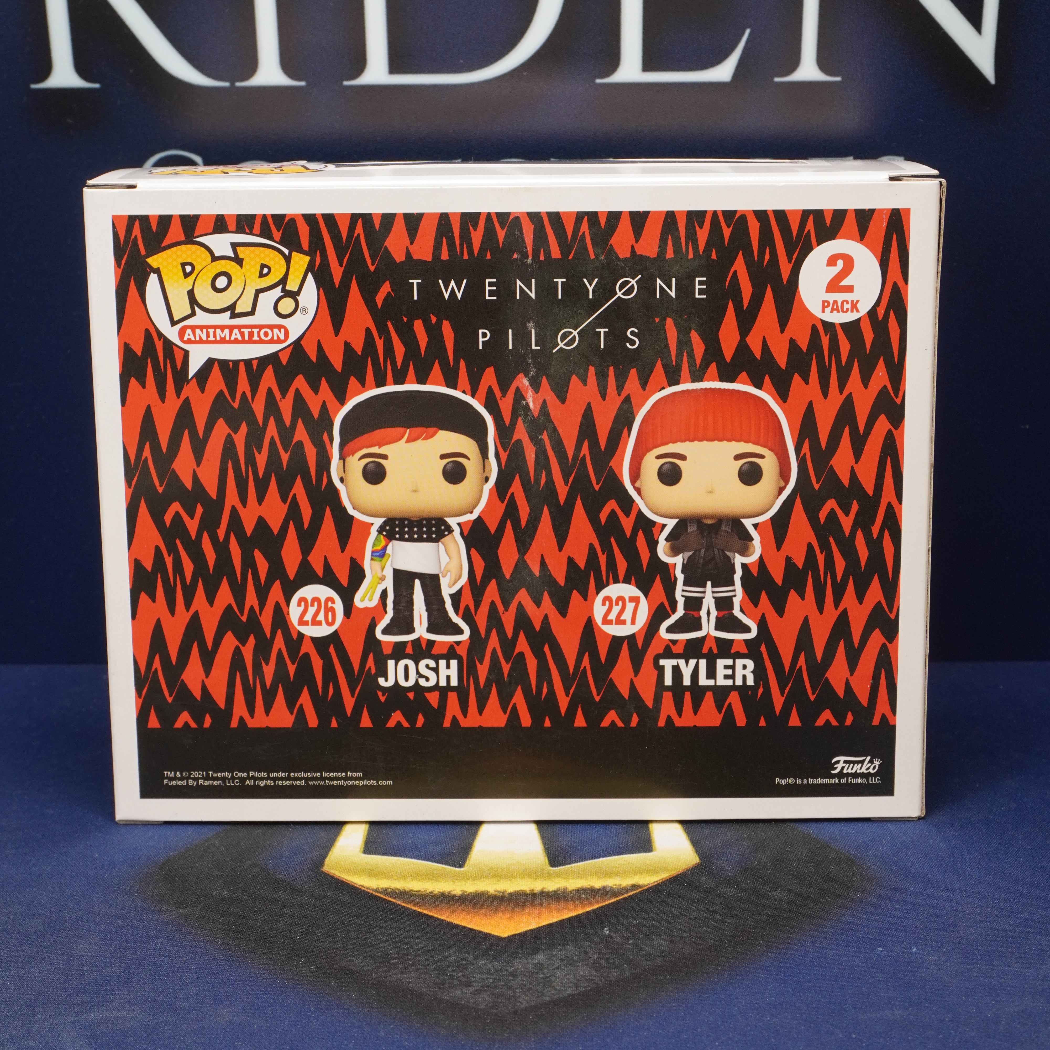 FUNKO POP 21 Pilots Josh and Tyler 2 Pack Vinyl 226/227