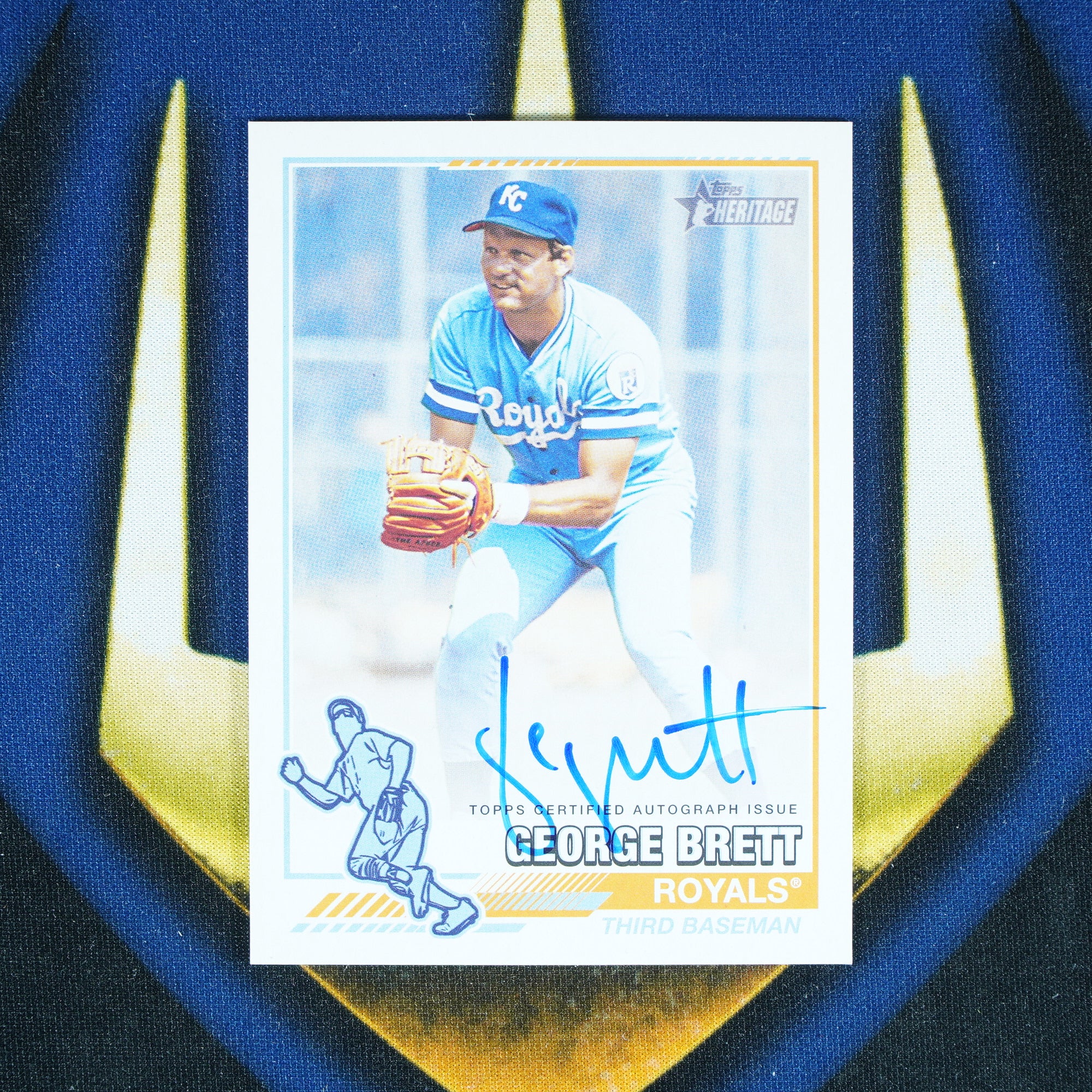 George Brett 2025 Topps Heritage Real One Auto /76