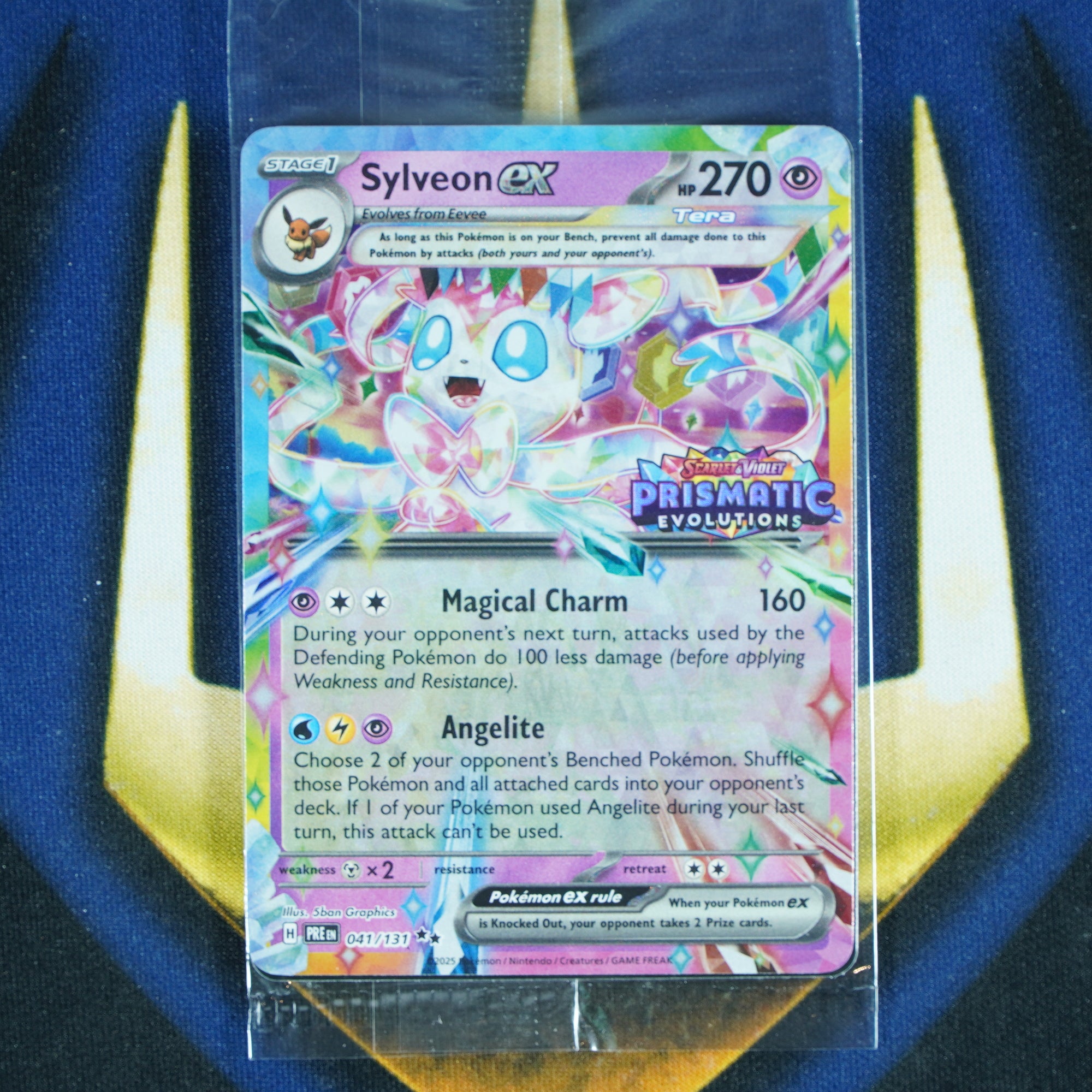 Sylveon Ex (Stamped) Prismatic Evolutions Promo 041/131