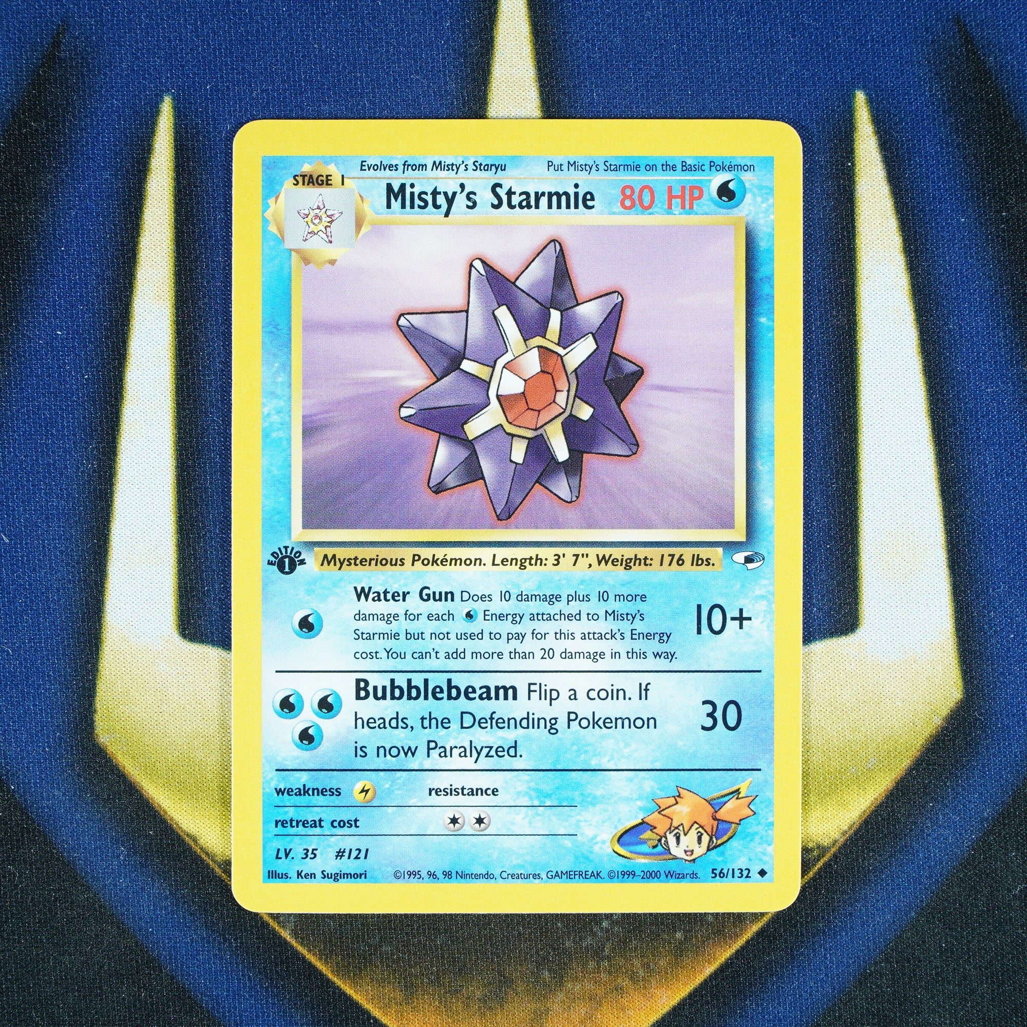 Misty's Starmie Gym Heroes 1st Edition Uncommon 56/132