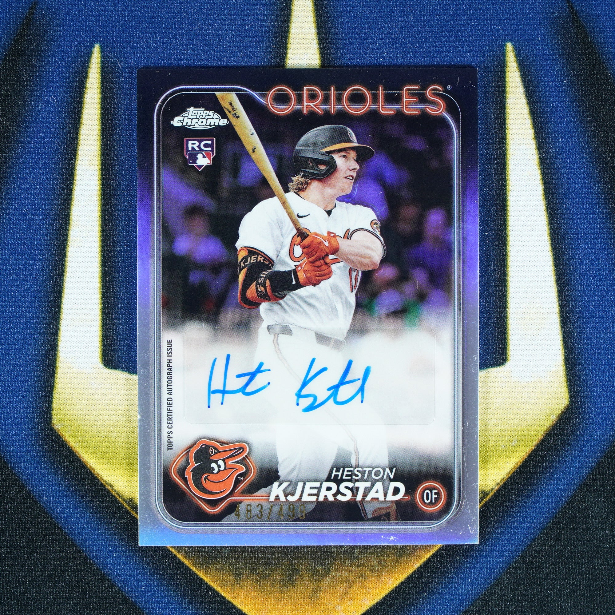 Heston Kjerstad 2024 Topps Chrome Update Auto RC