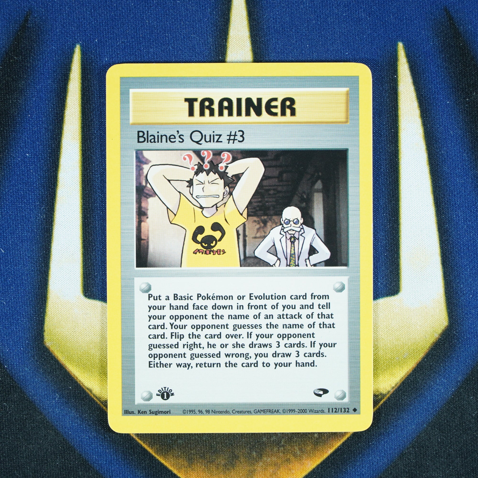 Blaine's Quiz #3 Gym Challenge 1st Edition Uncommon 112/132