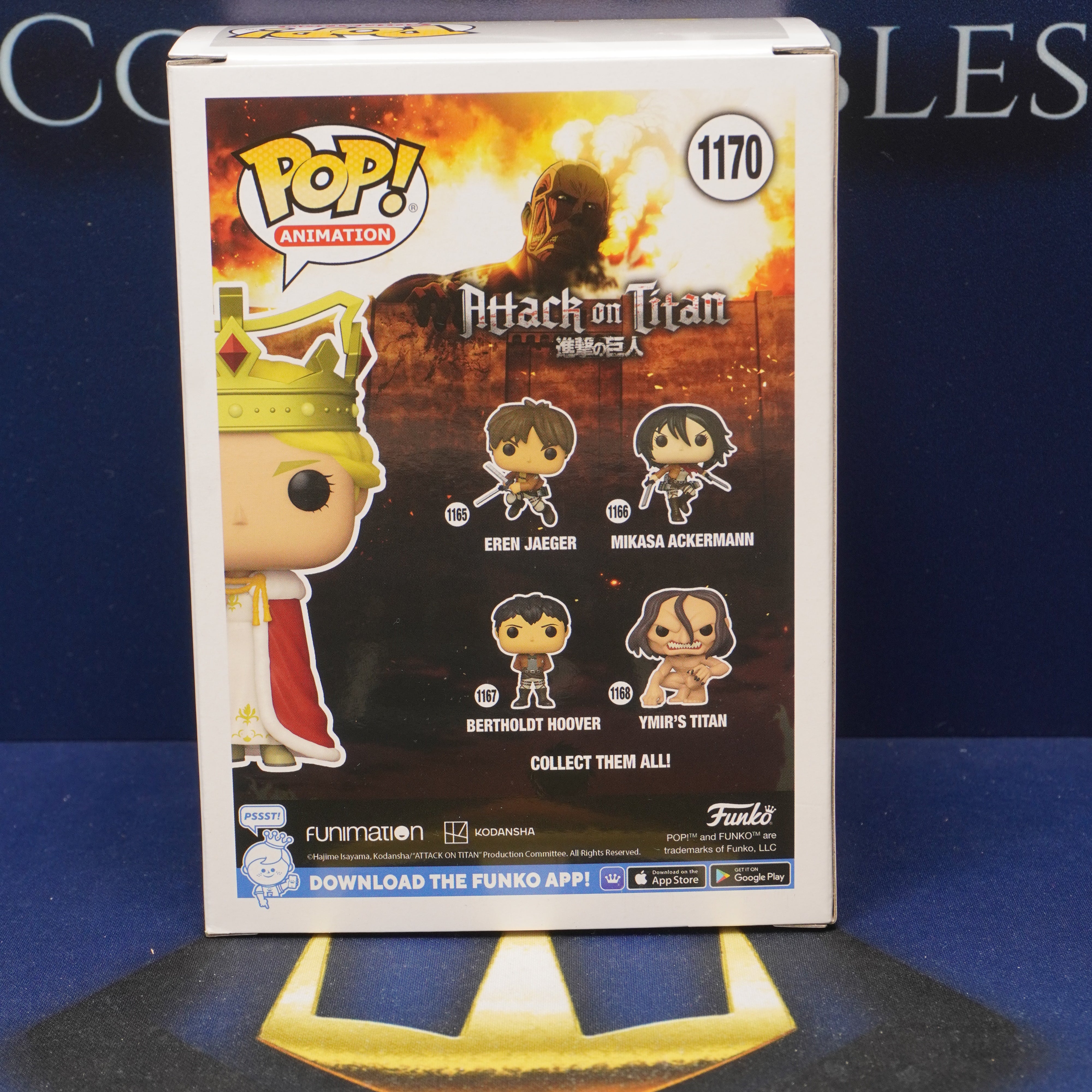 FUNKO POP Attack on Titan - Queen Historia #1170 - Limited Edition
