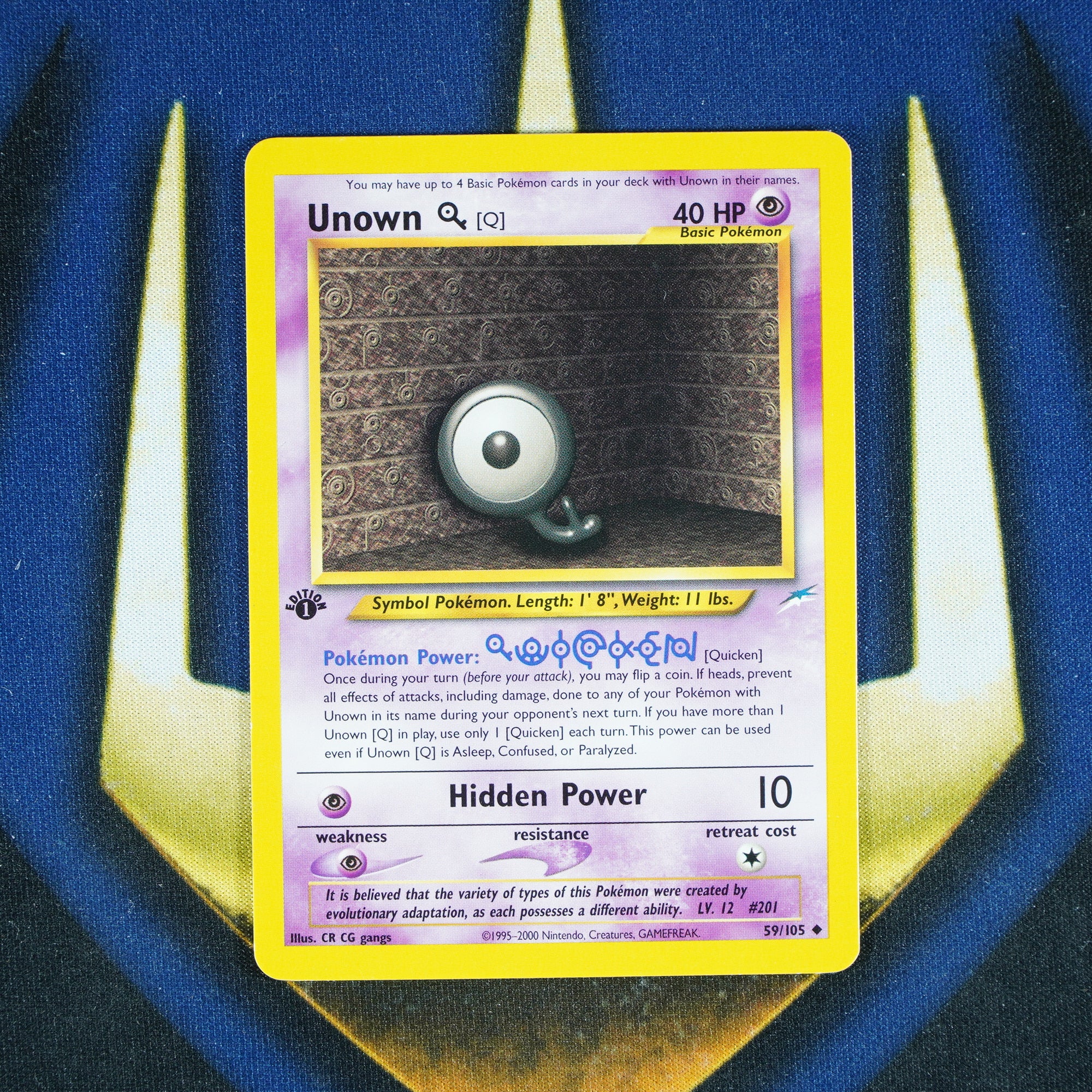 Unown ! Neo Destiny 1st Edition Uncommon 59/105