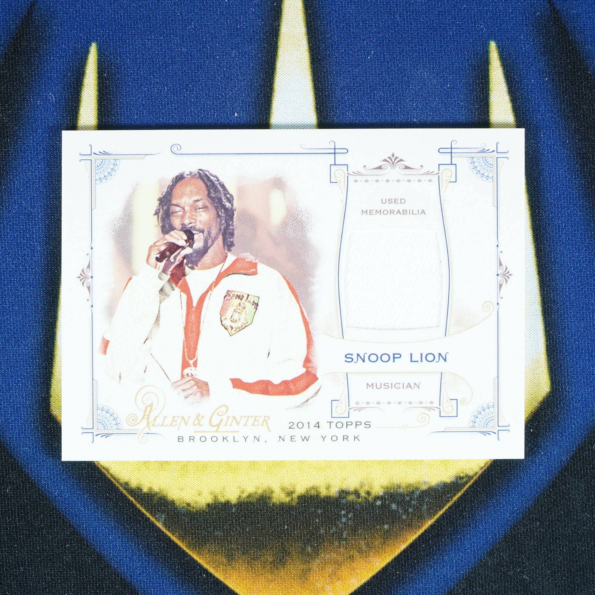 Snoop Lion 2014 Topps Allen & Ginter Memorabilia Patch
