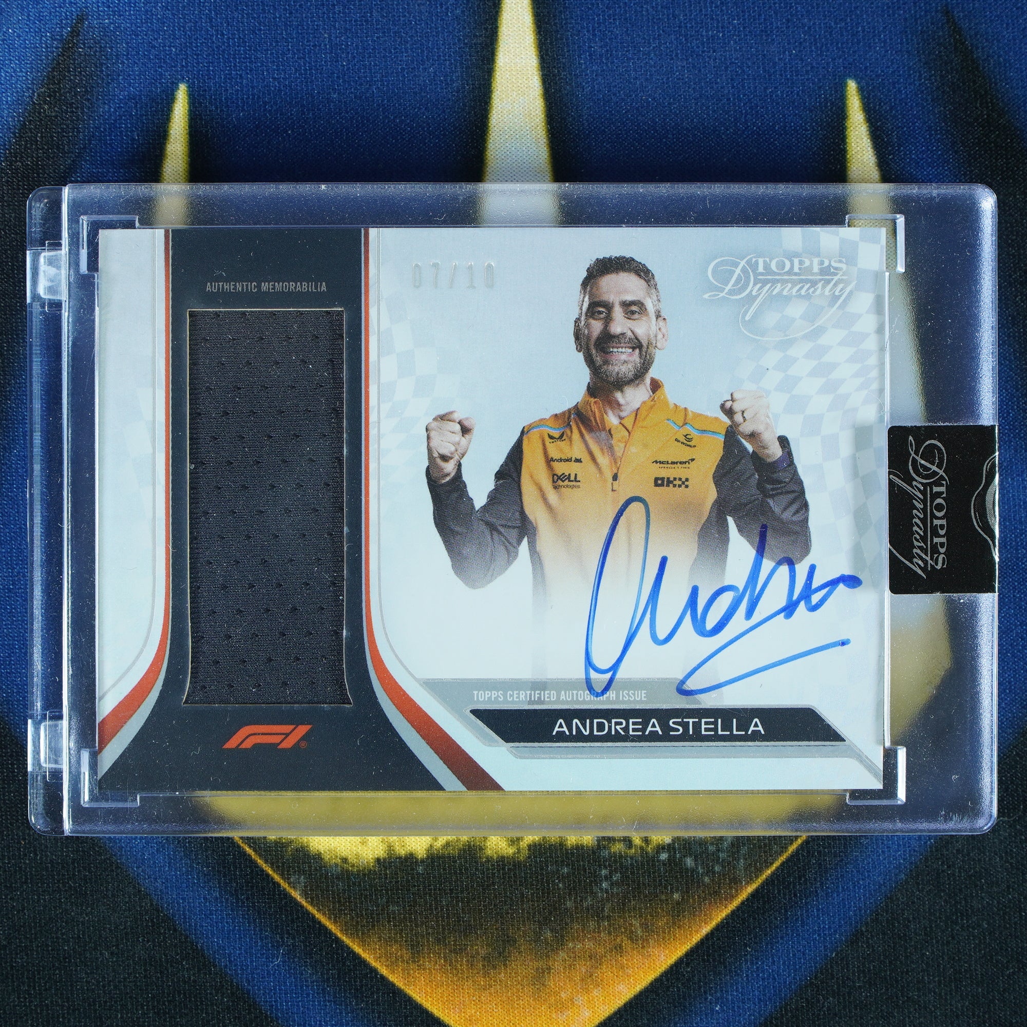 Andrea Stella 2024 Topps Dynasty Patch Auto /10