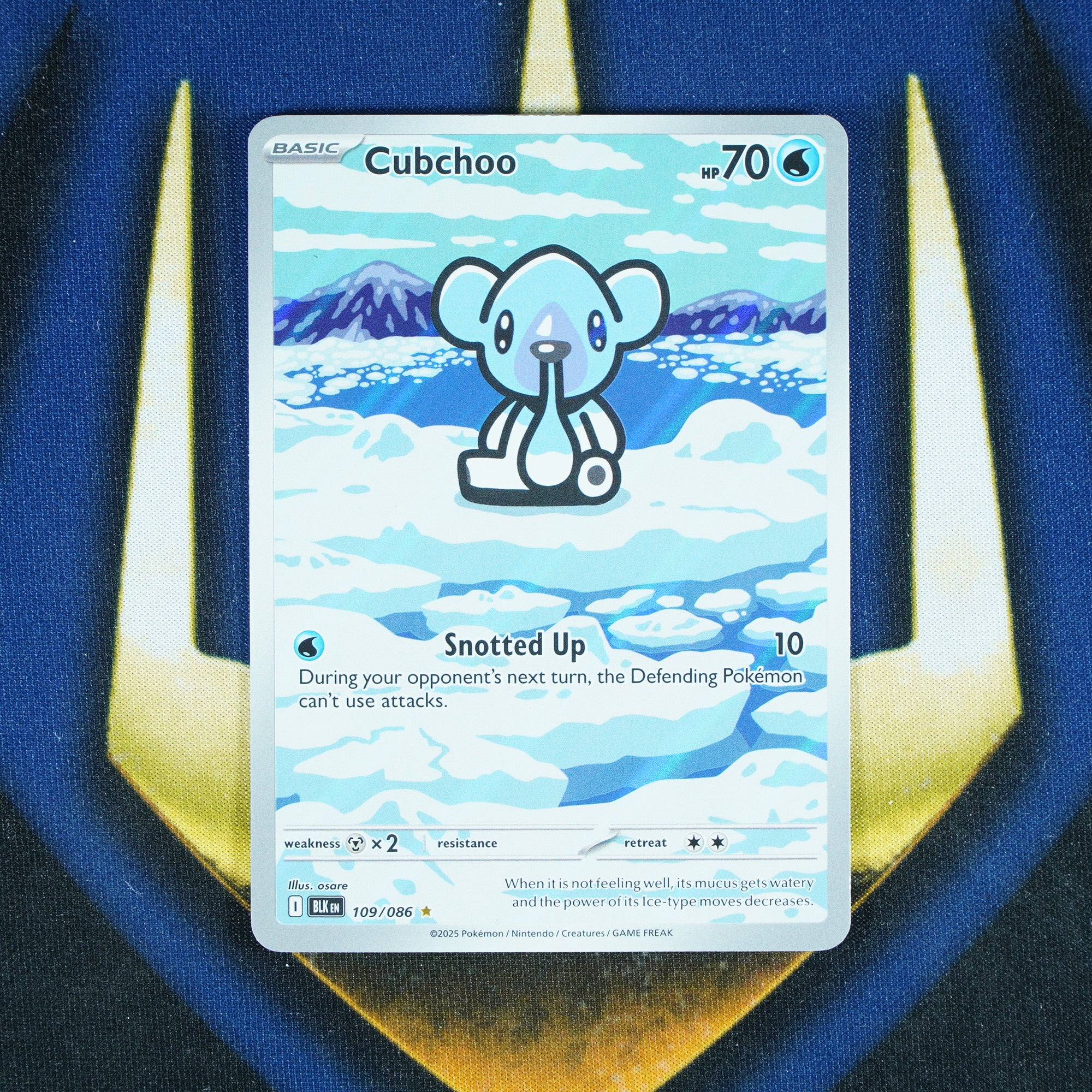 Cubchoo Black Bolt Illustration Rare 109/086