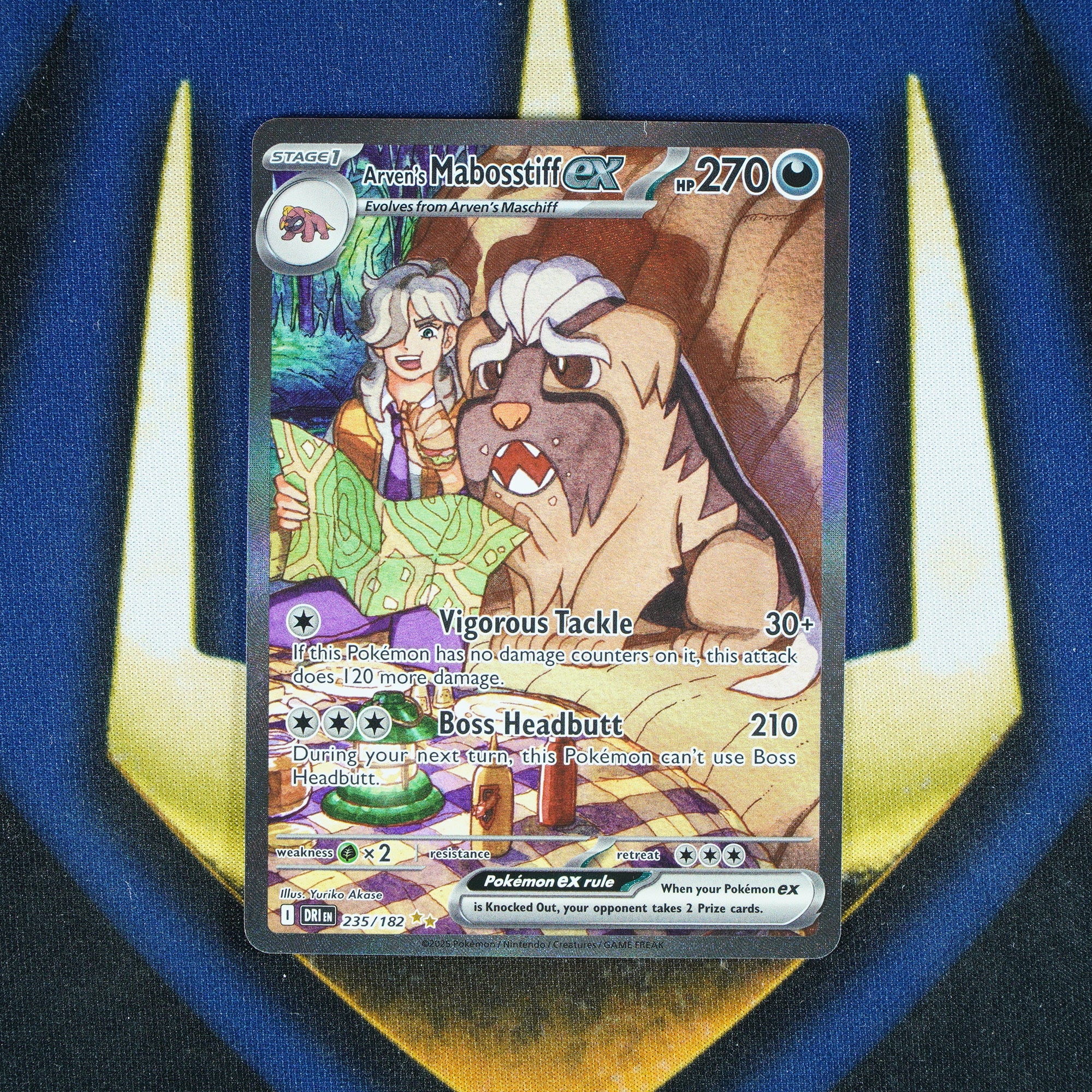 Arven's Mabosstiff Destined Rivals Special Illustration Rare 235/182