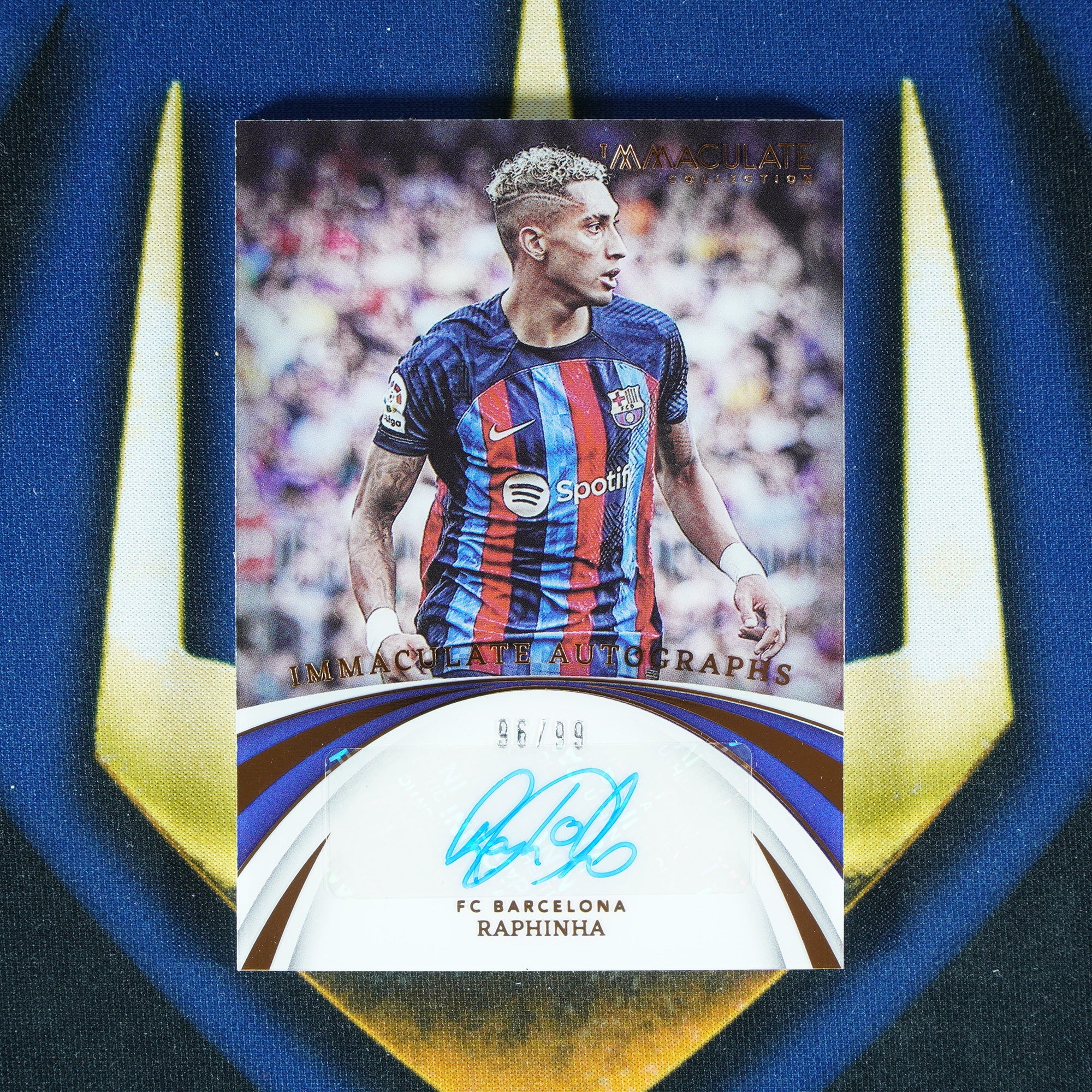 Raphinha 2022-23 Panini Immaculate Images Variation Auto /99