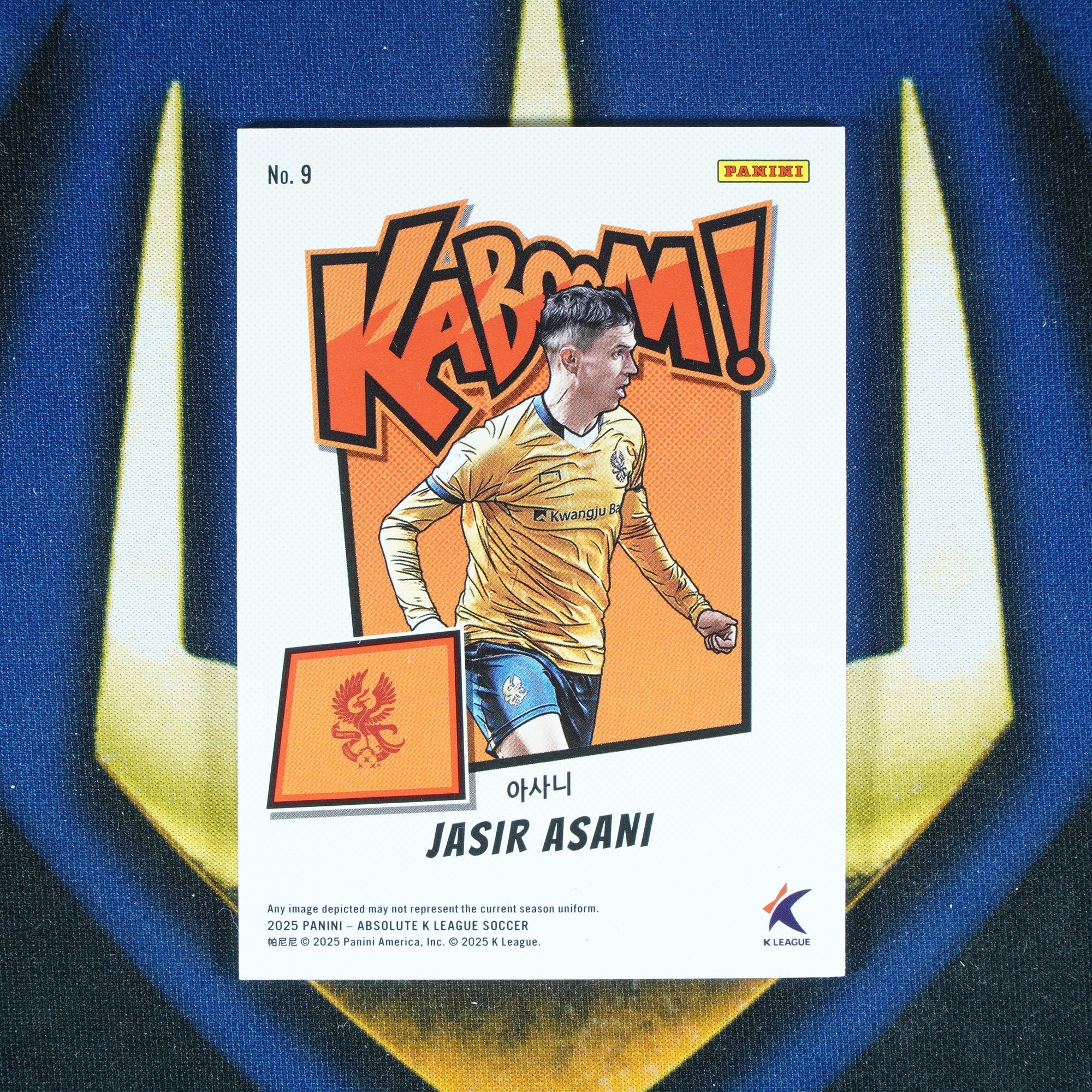 Jasir Asani 2025 Panini Absolute K League Kaboom