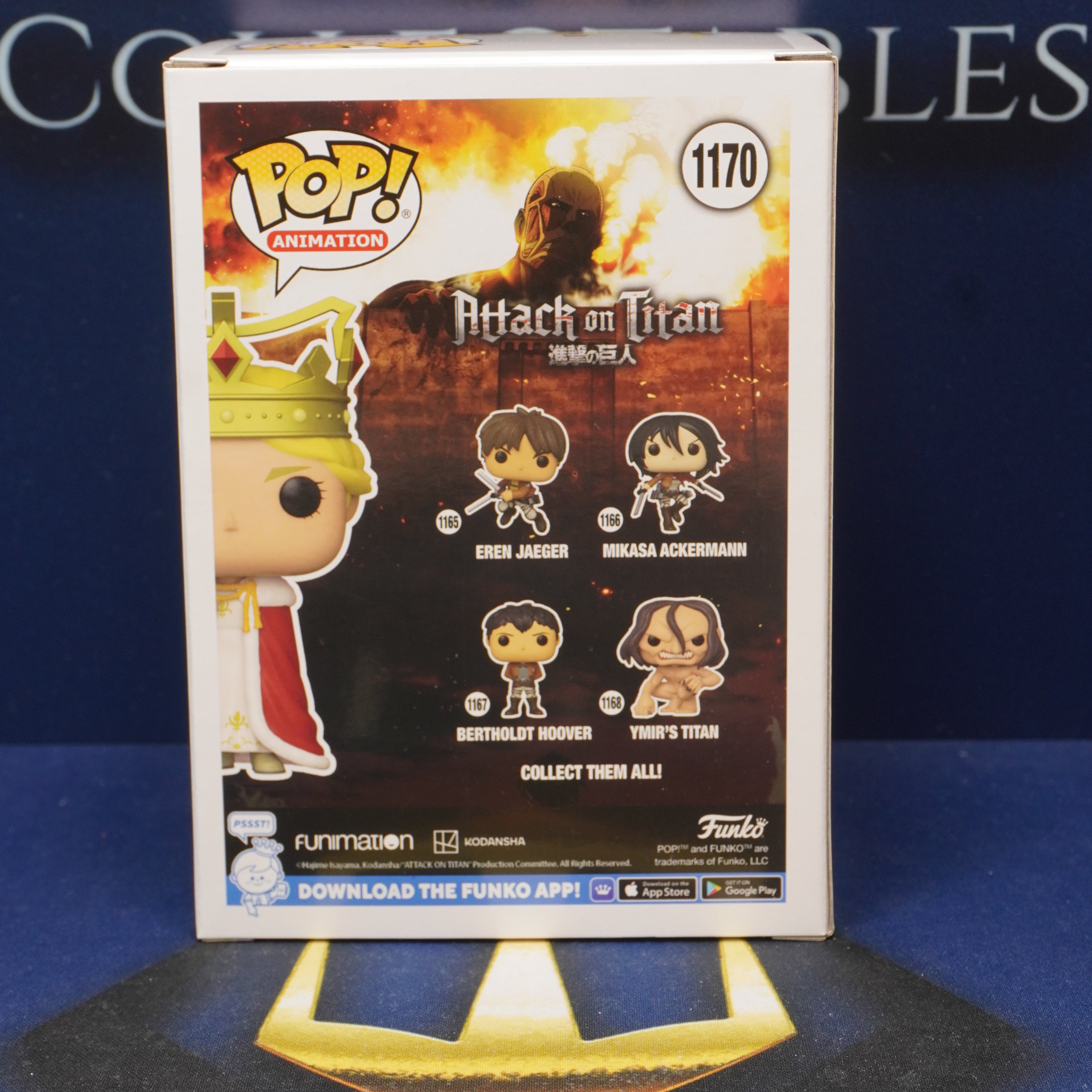 FUNKO POP Attack on Titan - Queen Historia #1170 - Limited Edition