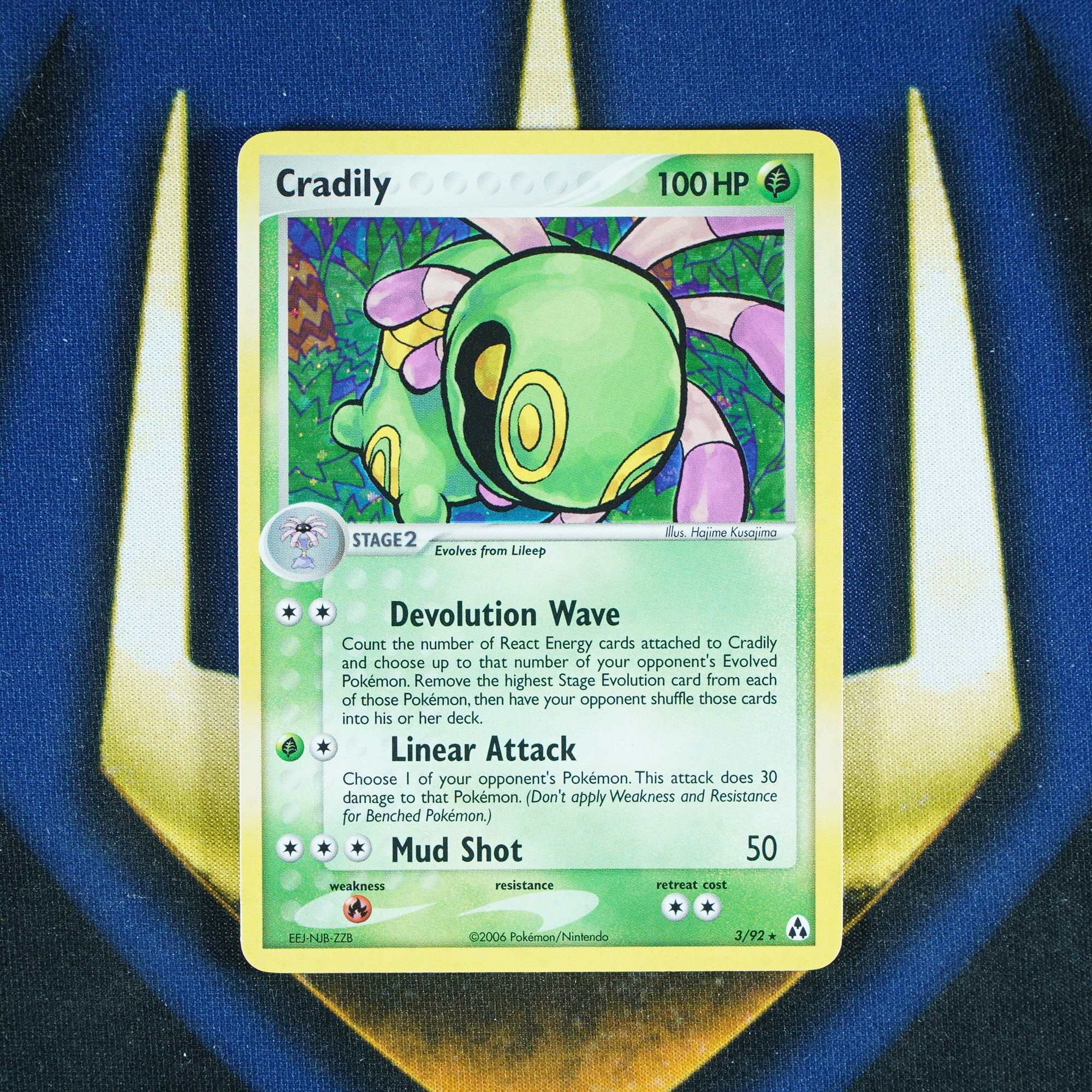 Cradily EX Legend Maker Holo Rare 3/92