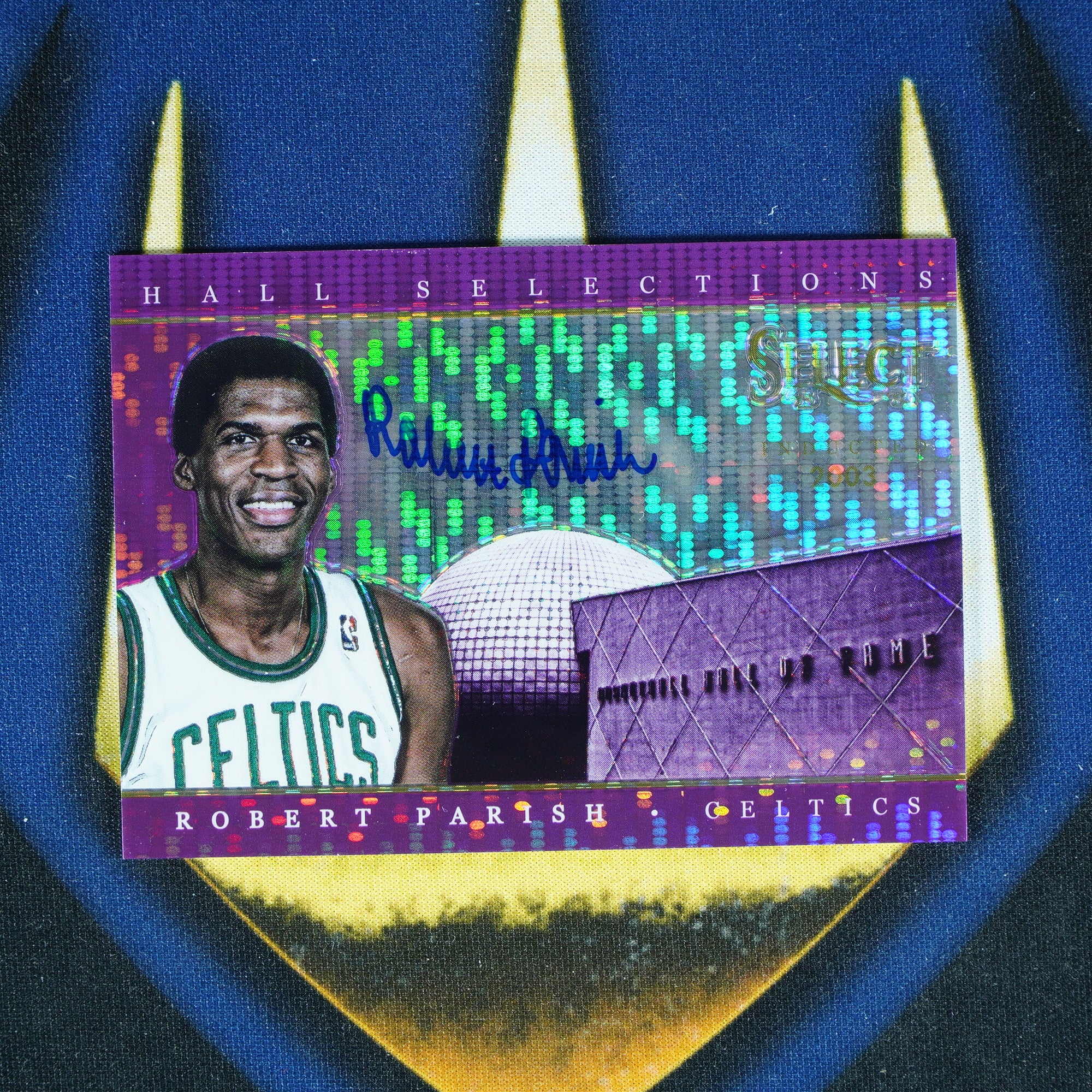Robert Parish 2013-14 PANINI NBA Hall Selections Purple Prizm Auto /30