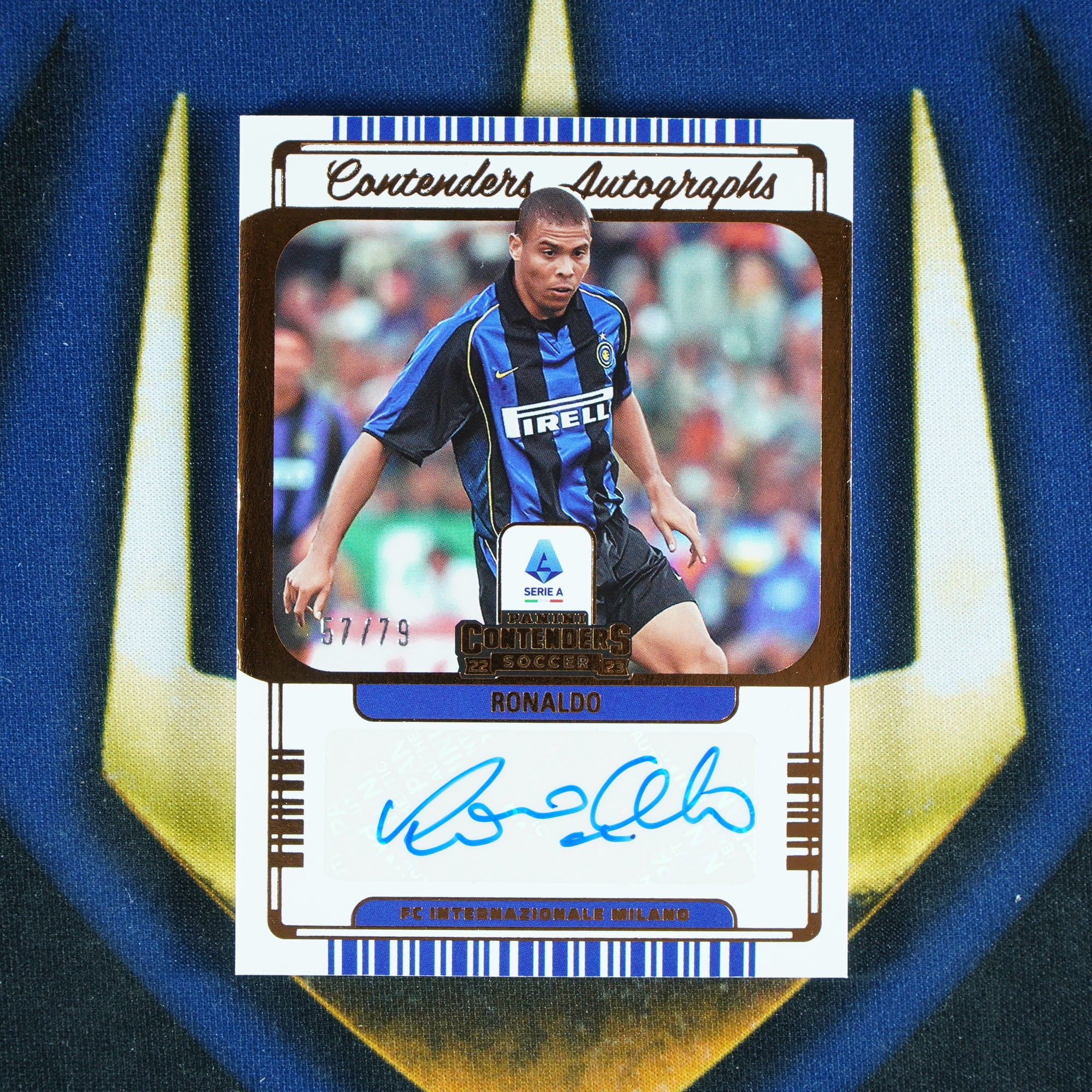 Ronaldo Nazario 2022-23 Panini Chronicles Contenders Serie A Auto /79