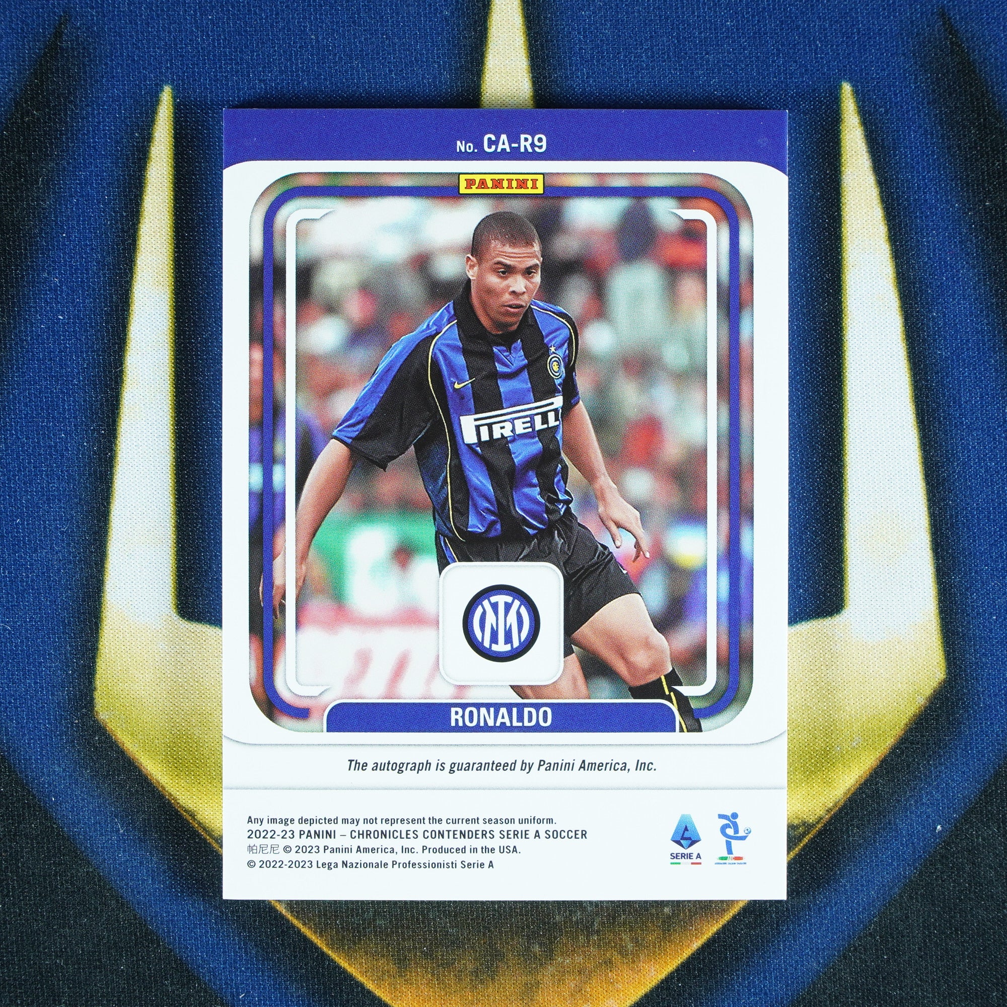 Ronaldo Nazario 2022-23 Panini Chronicles Contenders Serie A Auto /79