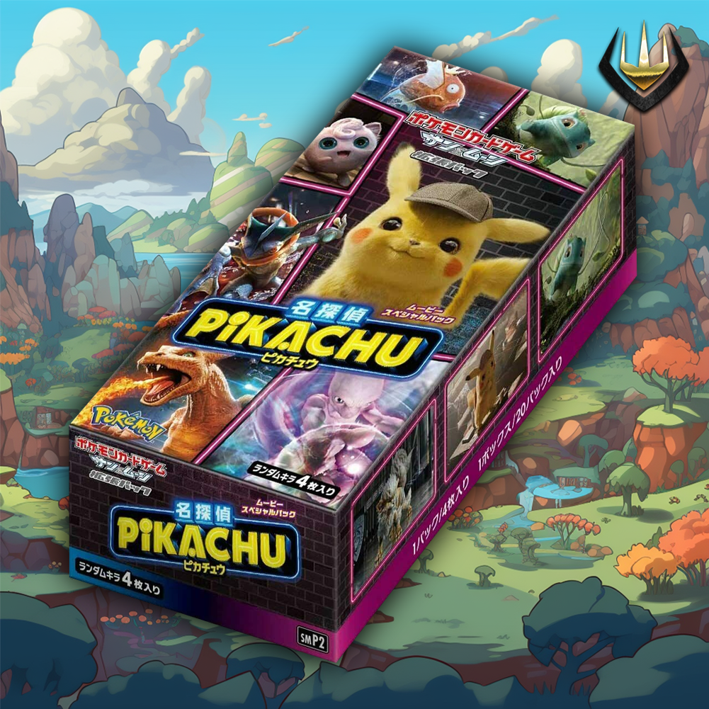 detective pikachu japanese booster box POKEMON S&M MOVIE DETECTIVE CARD – www.cutecrushco.com main image 0