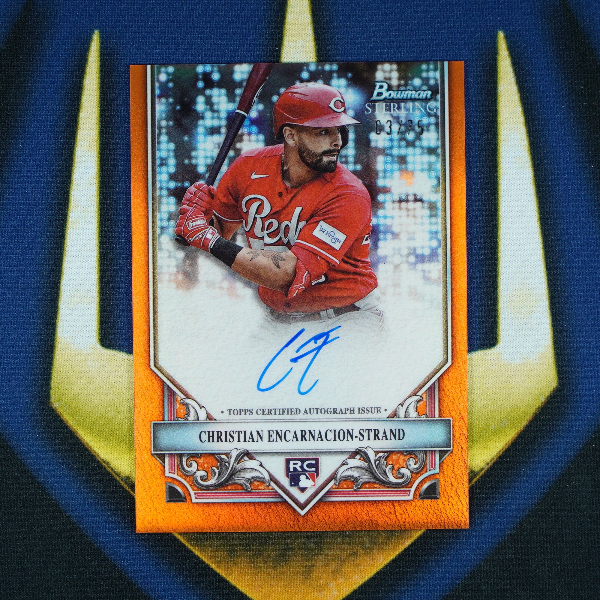 Christian Encarnacion-Strand 2024 Bowman Sterling Orange Auto /75 RC