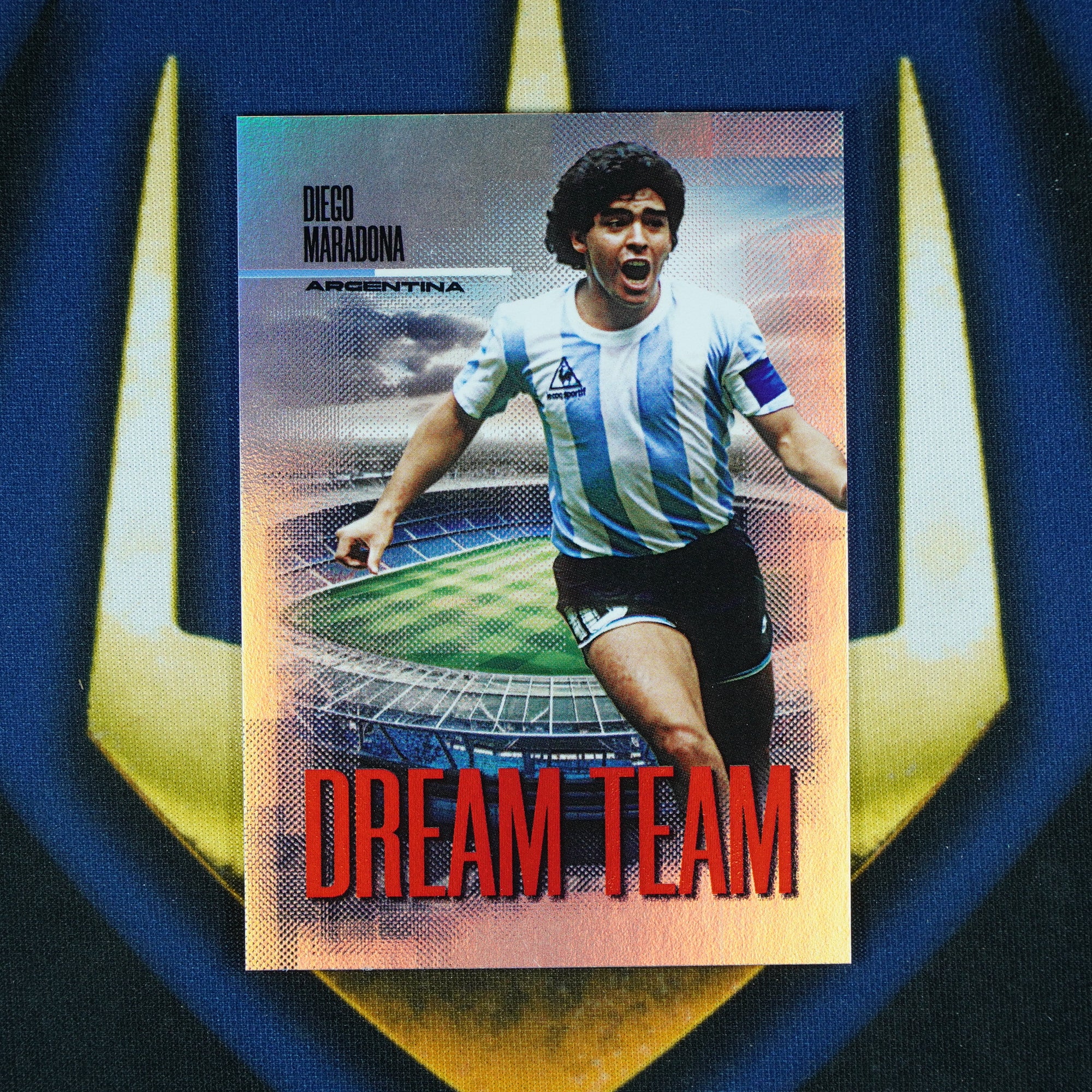 Diego Maradona 2025 Futera Fan Selection Dream Team Red /20