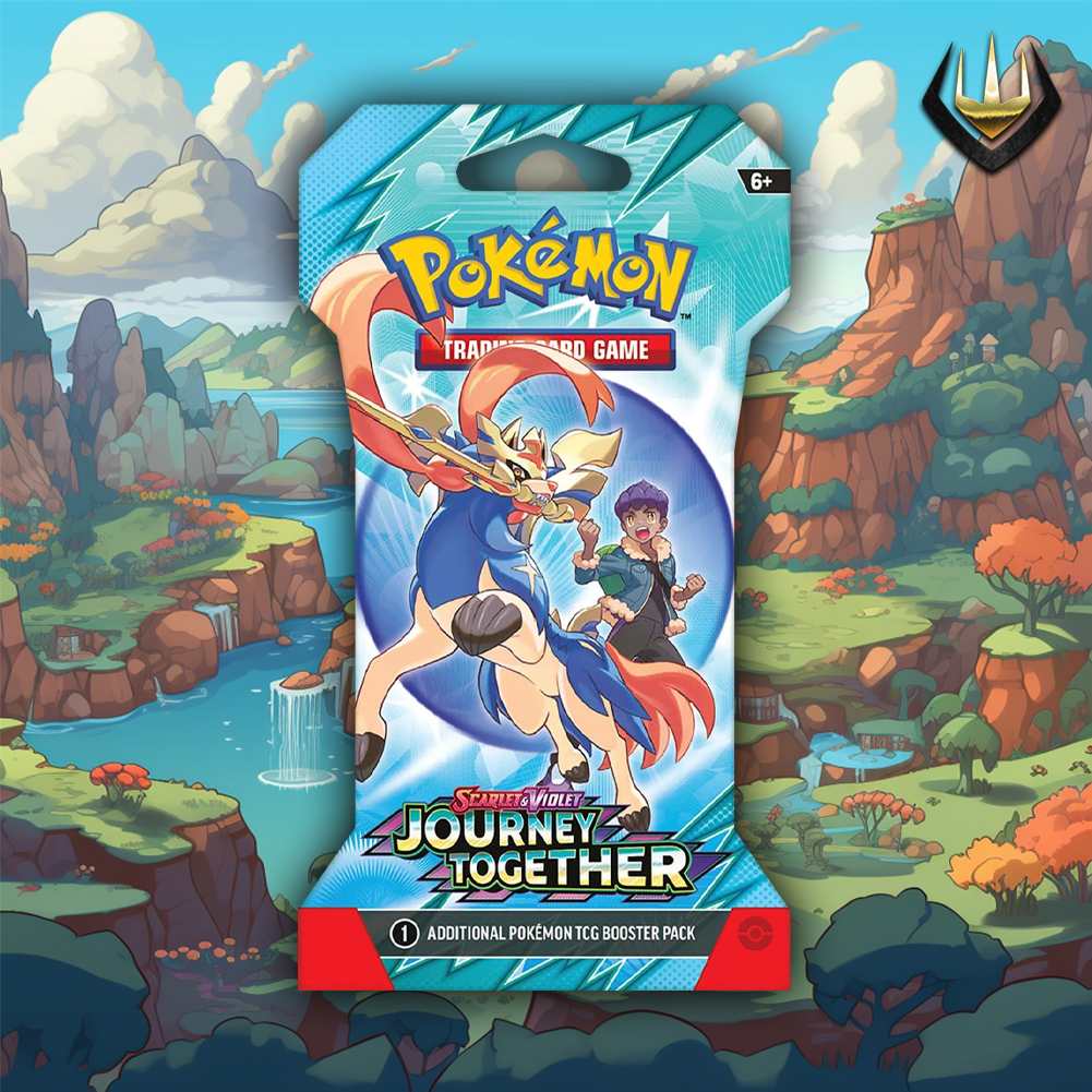 pokemon journey together booster box australia Journey Together Pokémon Sleeved Booster [Random Art]