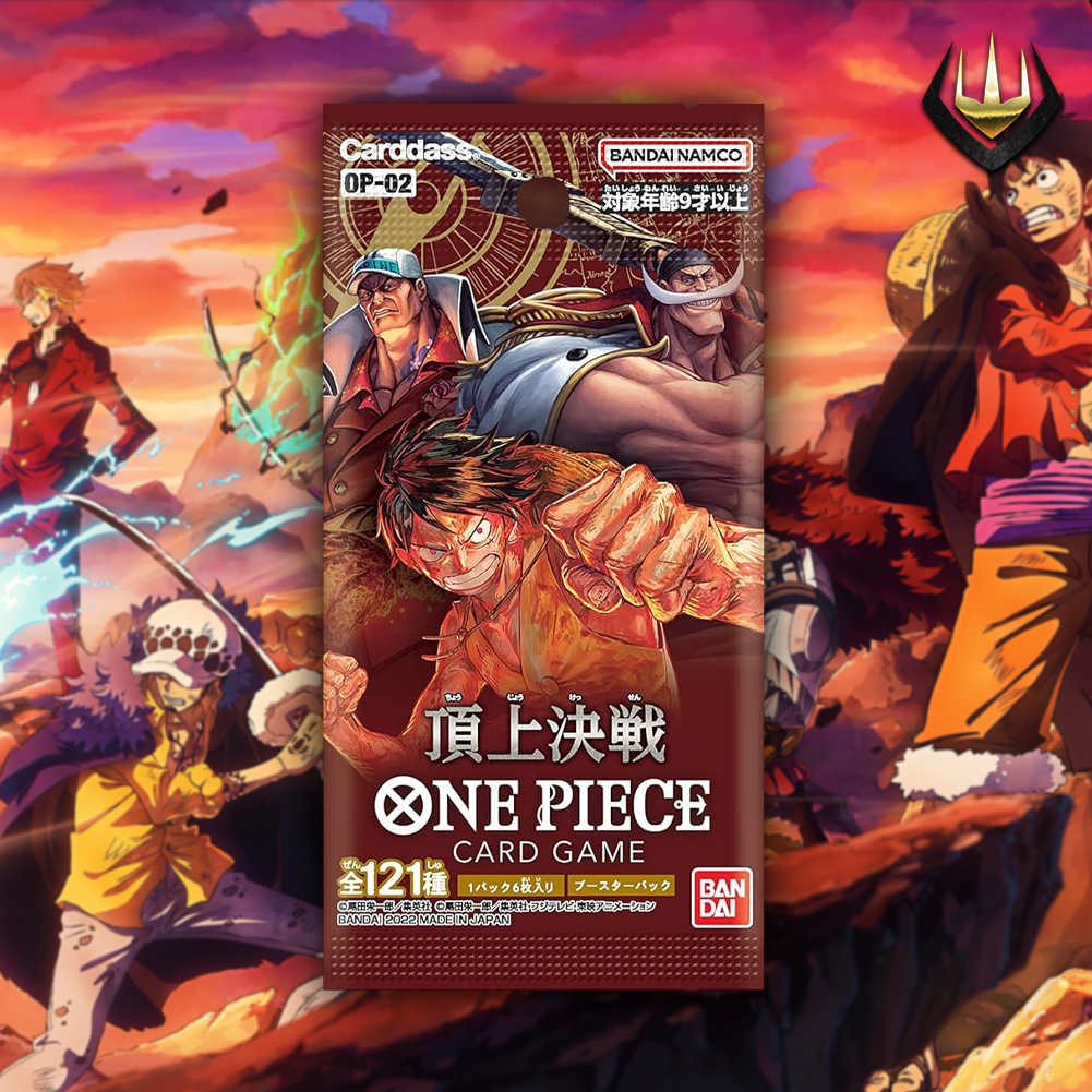 Paramount War Booster Box - Paramount War One Piece OP-02 Paramount War  Booster Box Japanese One Piece TCG: Paramount War [OP-02] - Booster Box  Smoke and Mirrors Hobby