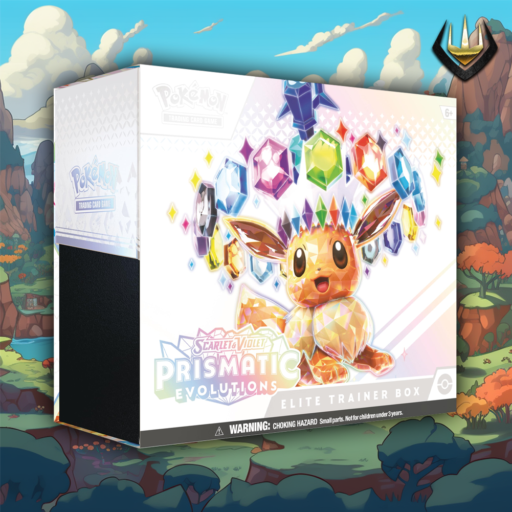 Prismatic Evolutions Pokemon ETB Elite Trainer Box